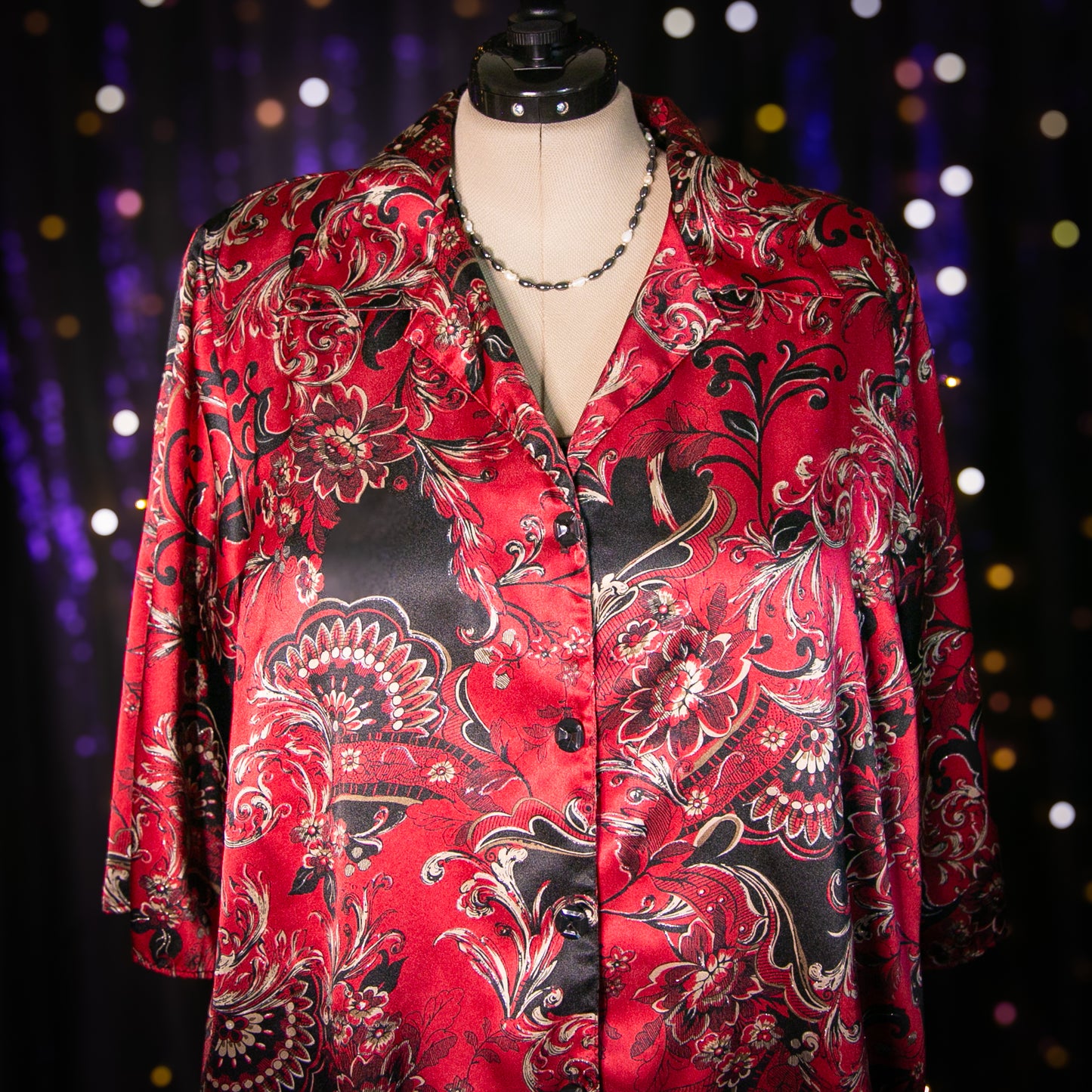 scarlet garnet top