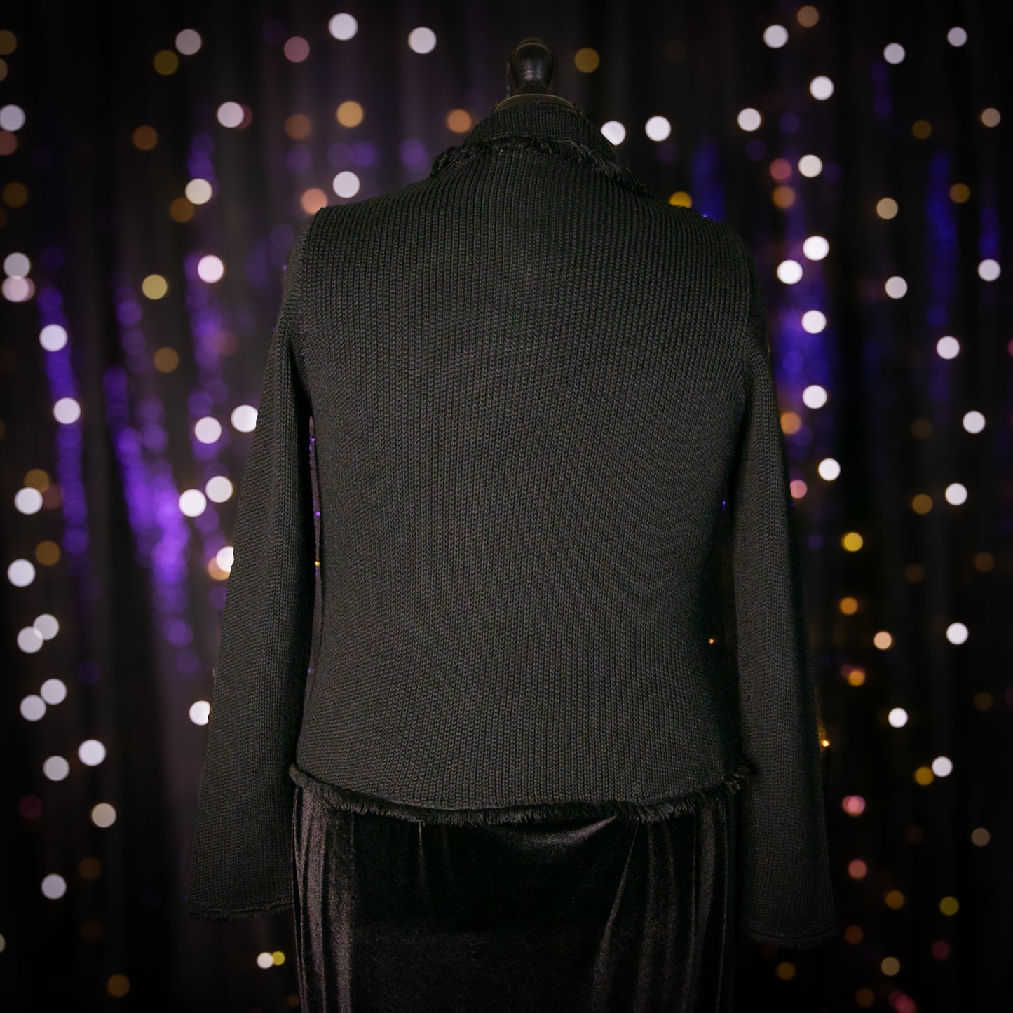 forest fray cardigan sweater