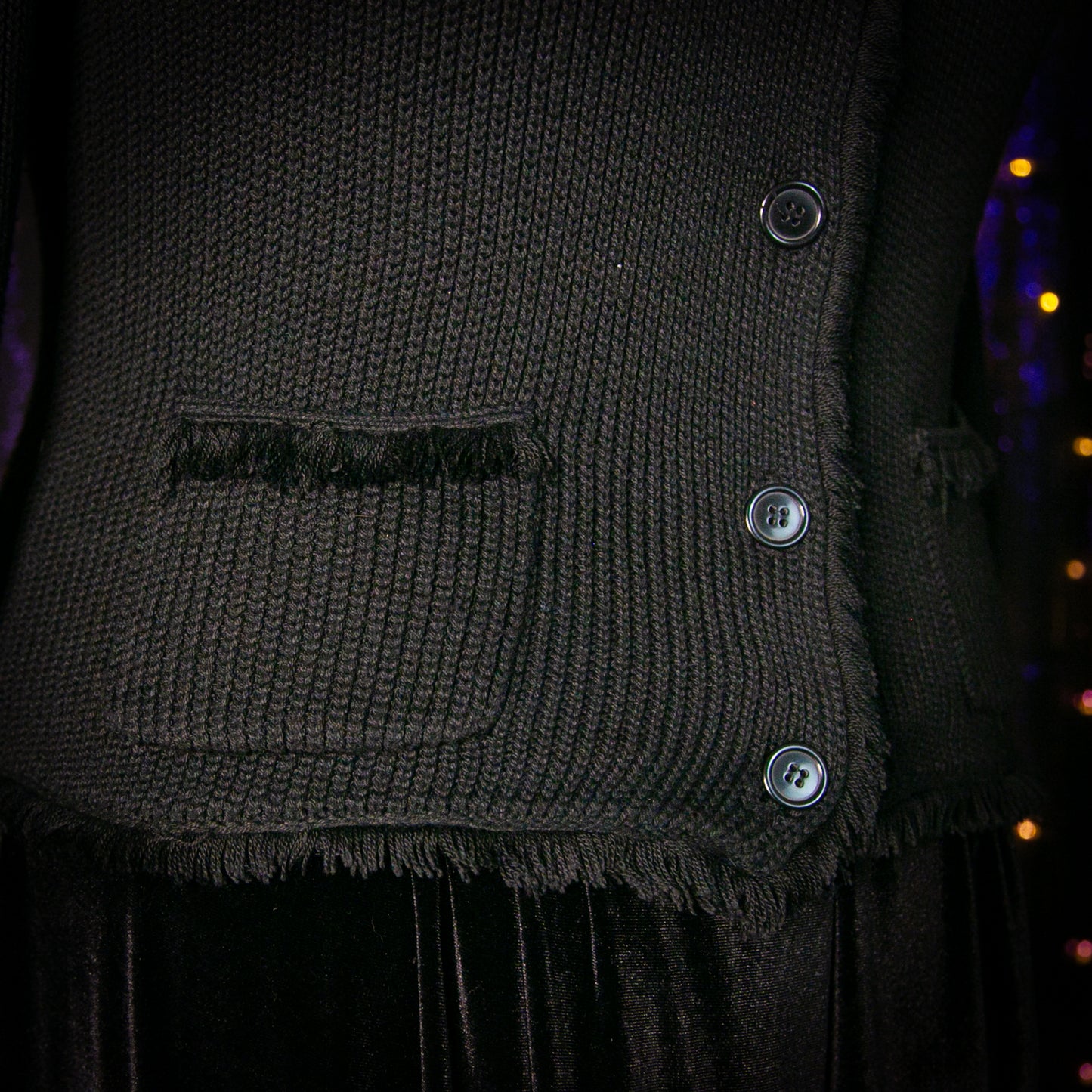 forest fray cardigan sweater