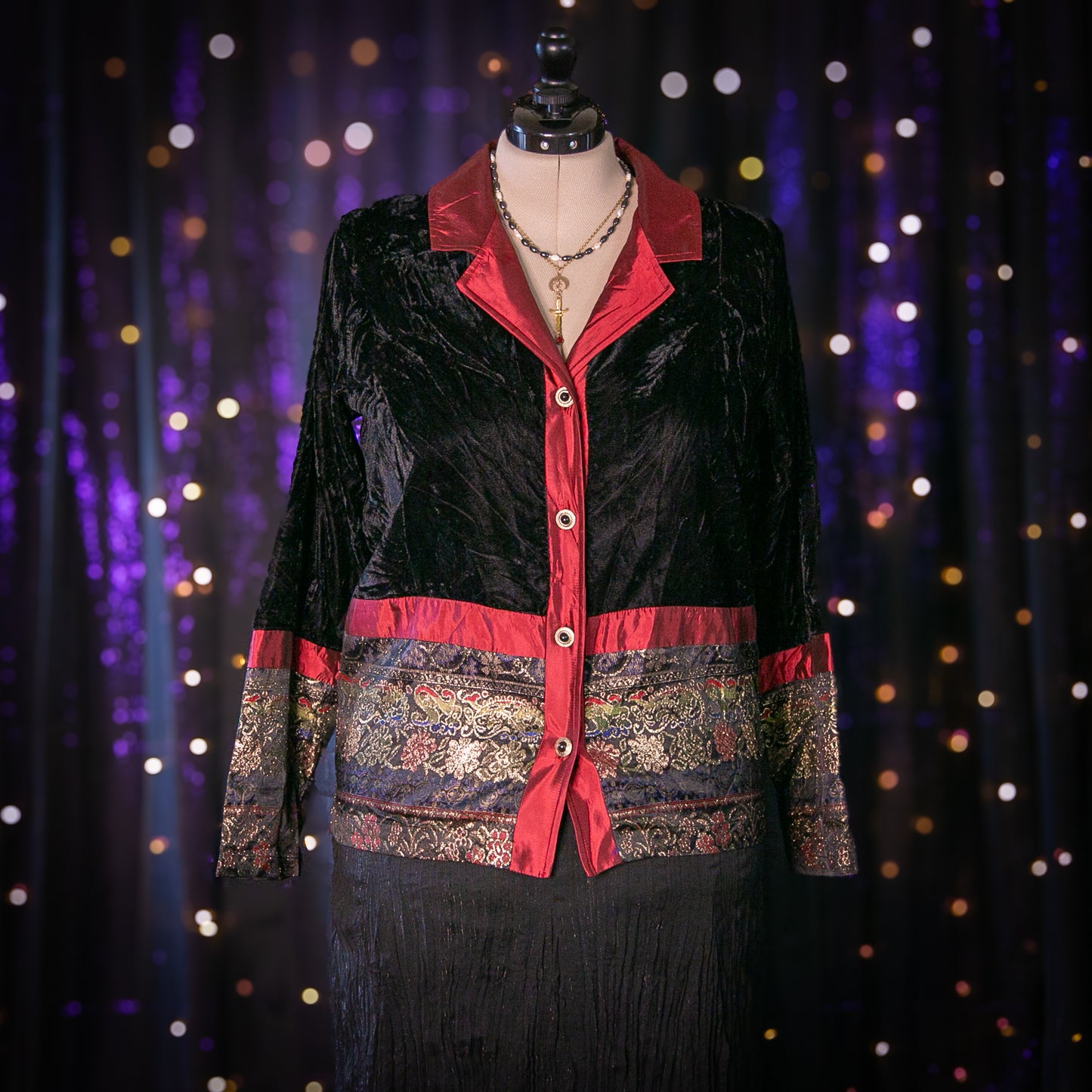 onyx and garnet top