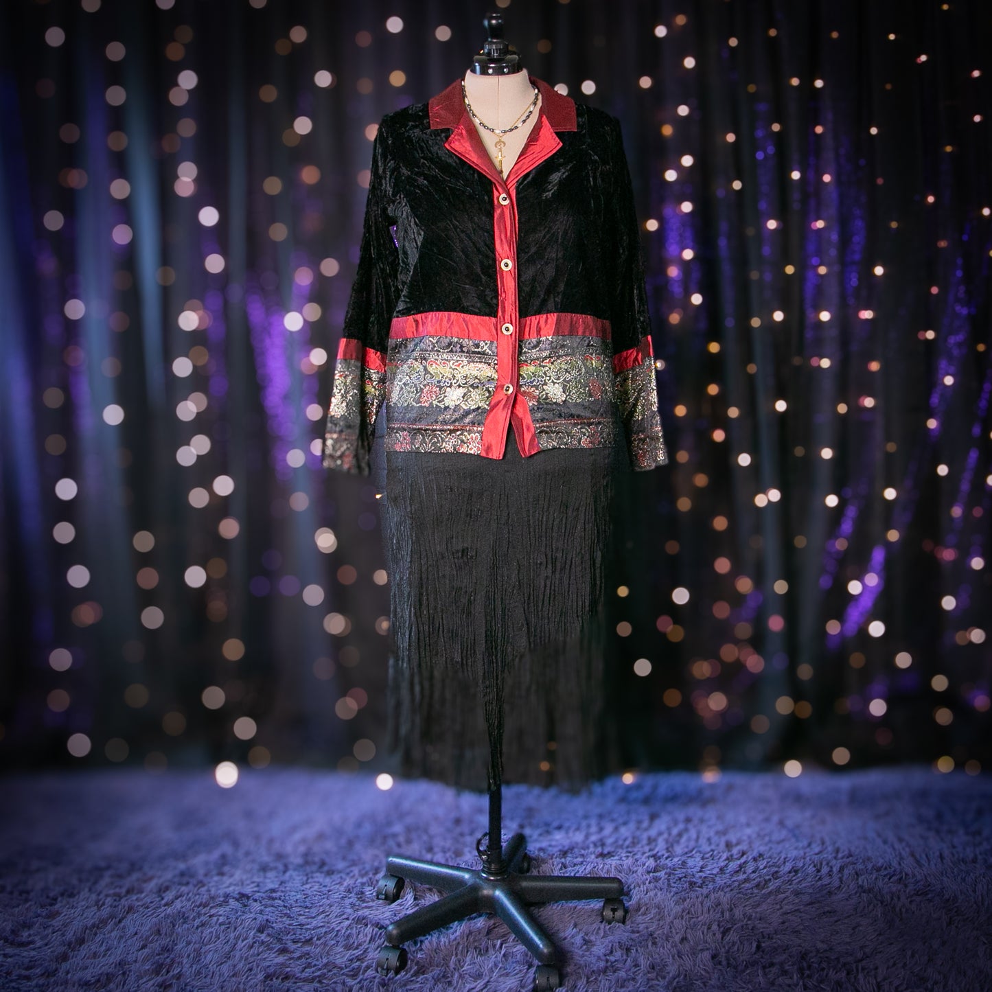 onyx and garnet top