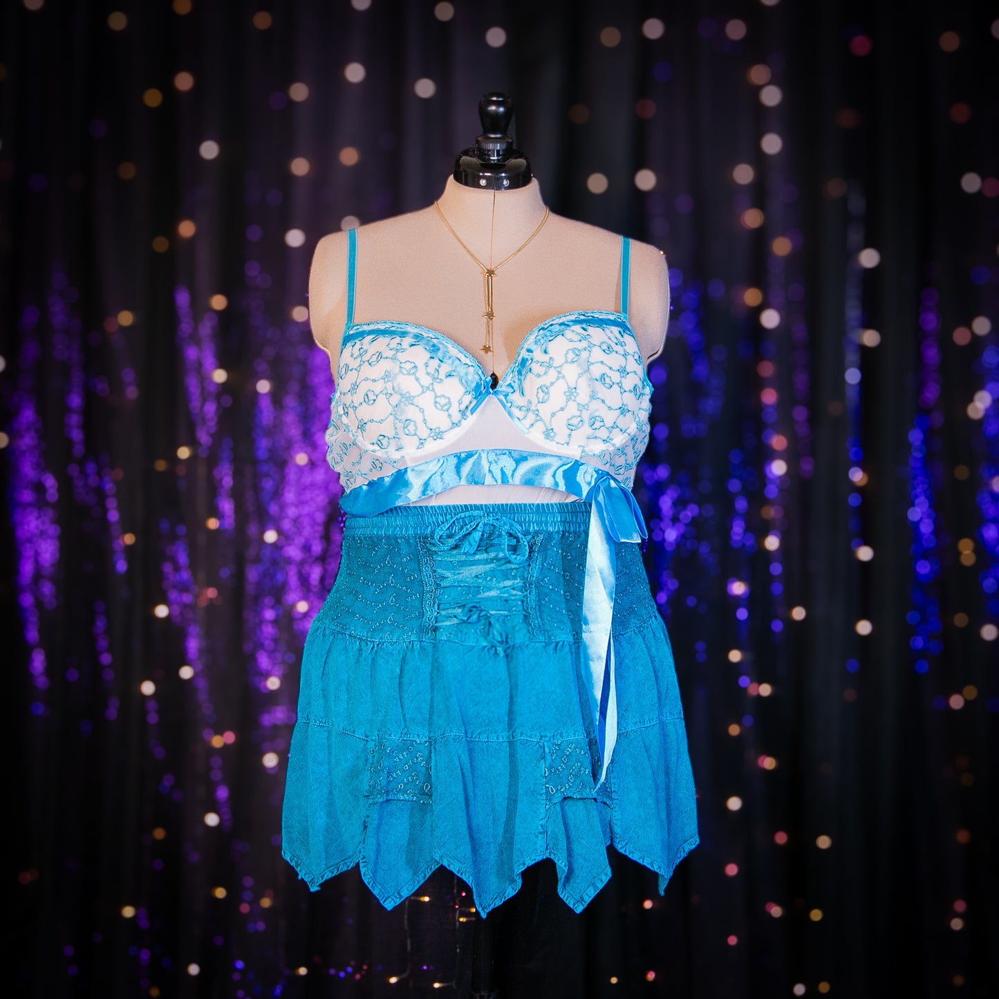 blue fairy skirt