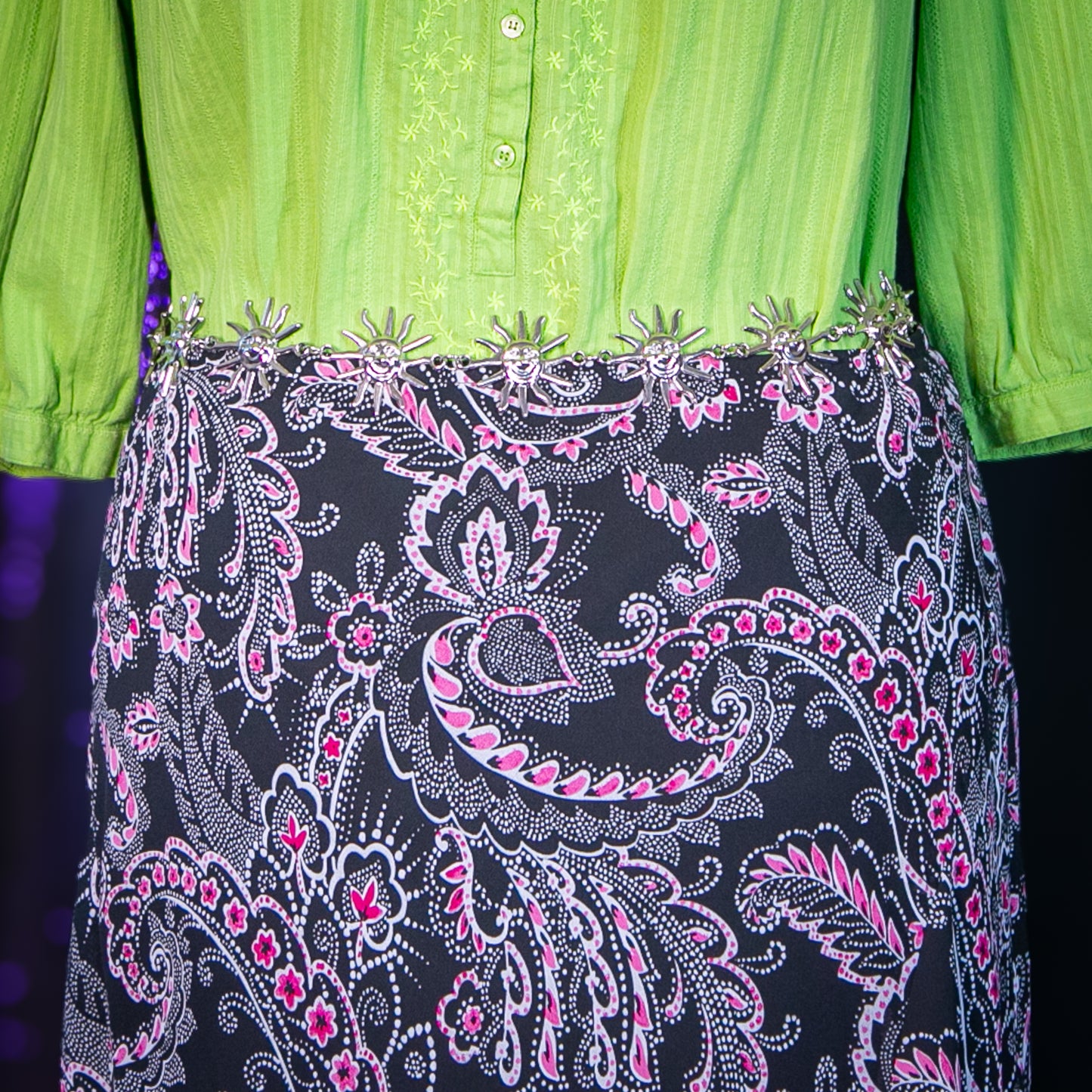 paisley sakura skirt