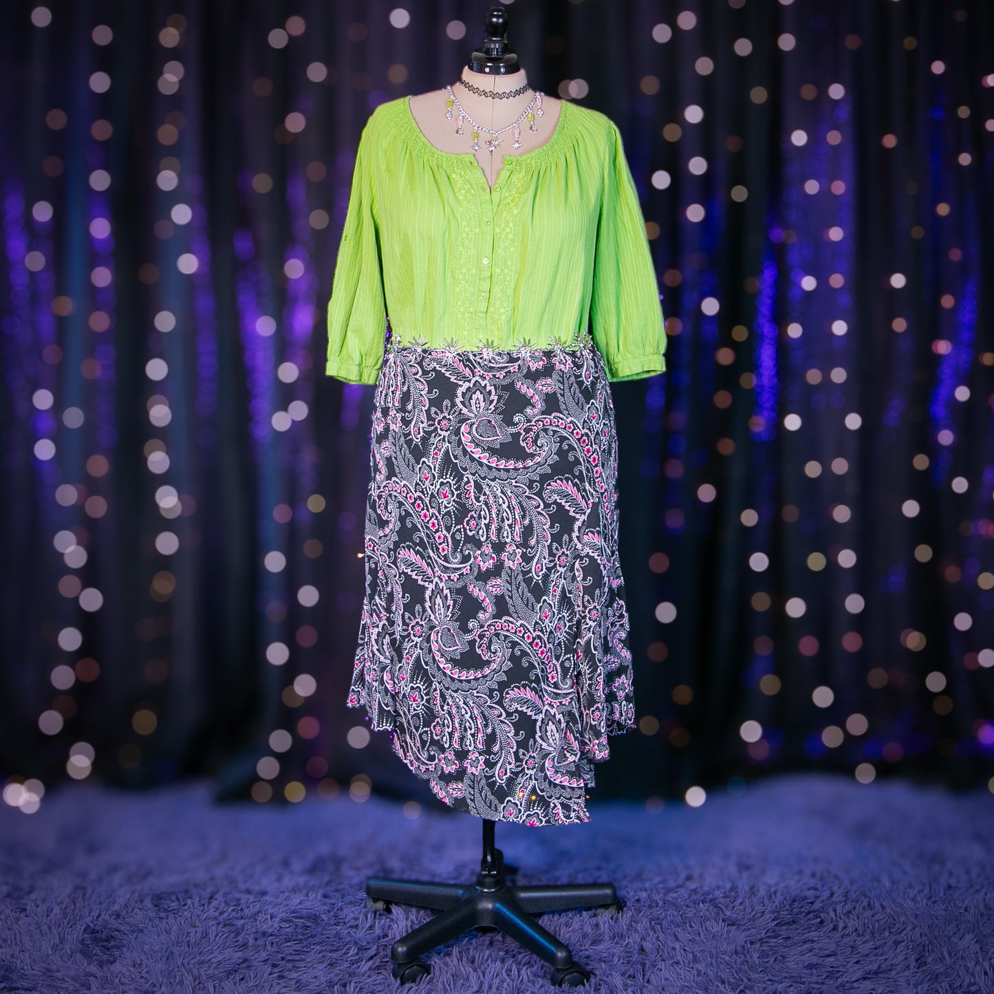 paisley sakura skirt