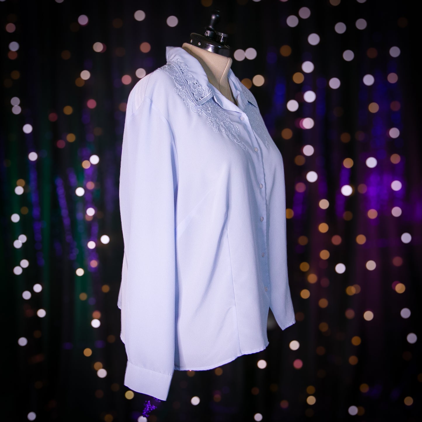 the periwinkle top