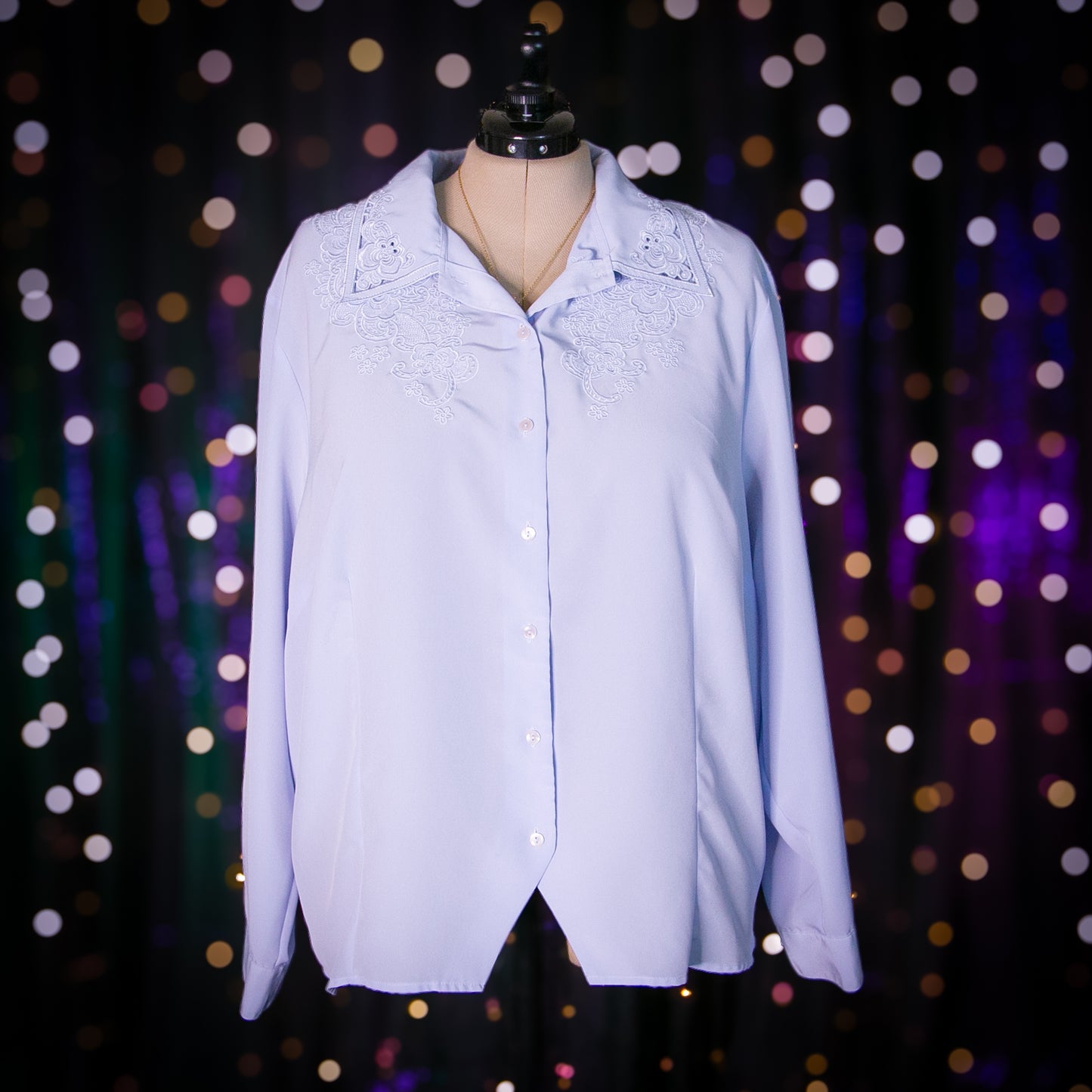 the periwinkle top