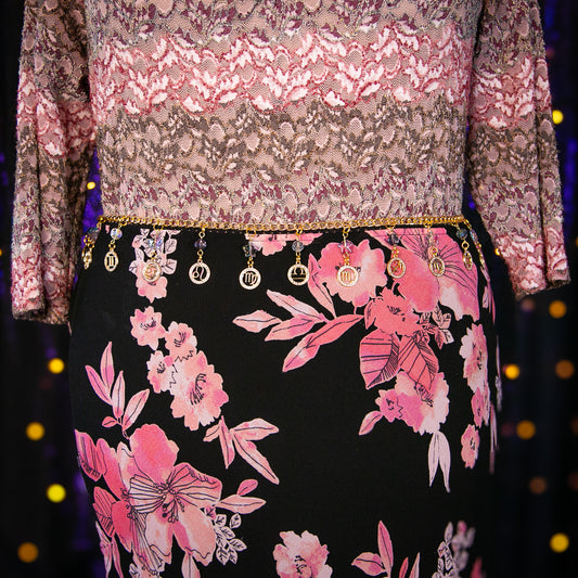 hollyhock fairy skirt