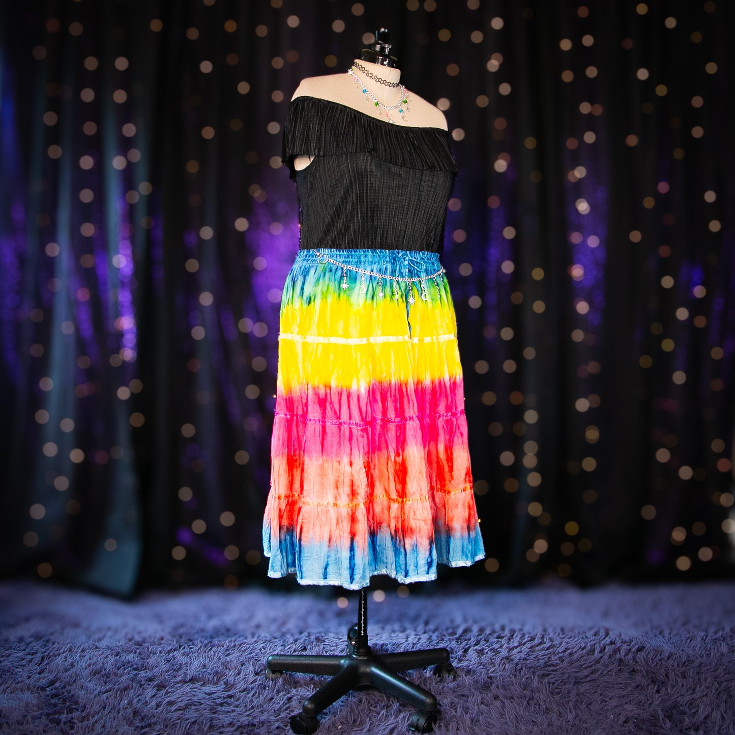 rainbow fairy skirt