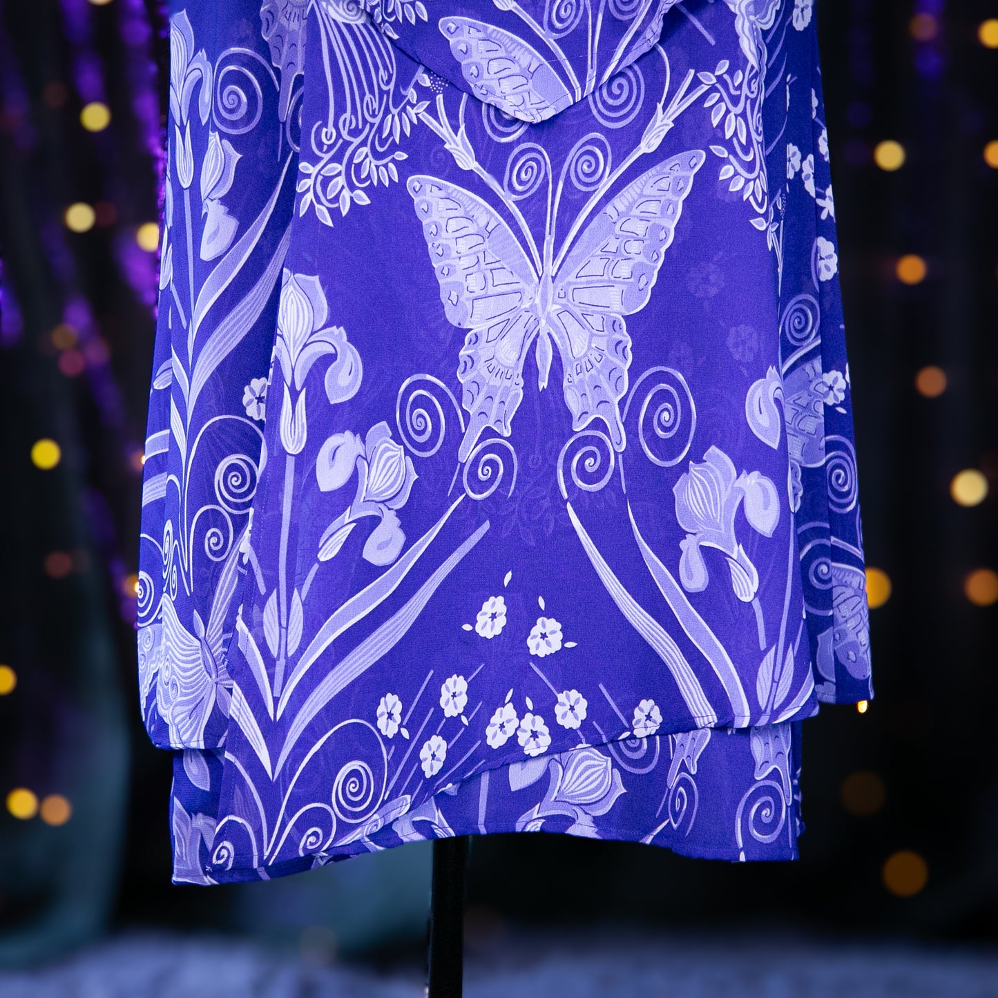 butterfly pea fairy dress