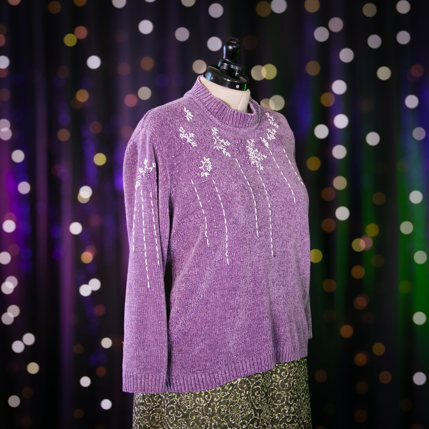 the lilac sweater