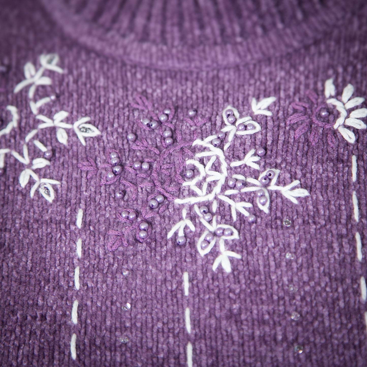 the lilac sweater