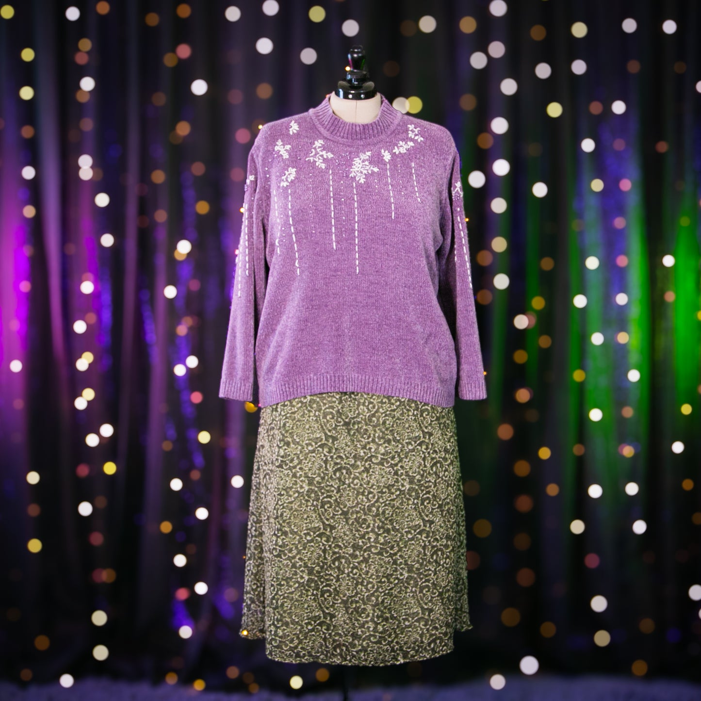 the lilac sweater