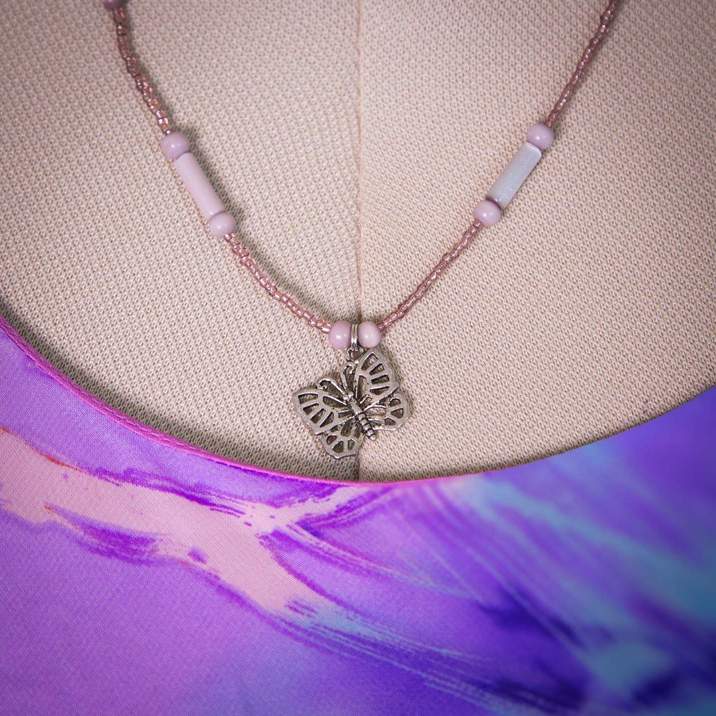 the butterfly necklace
