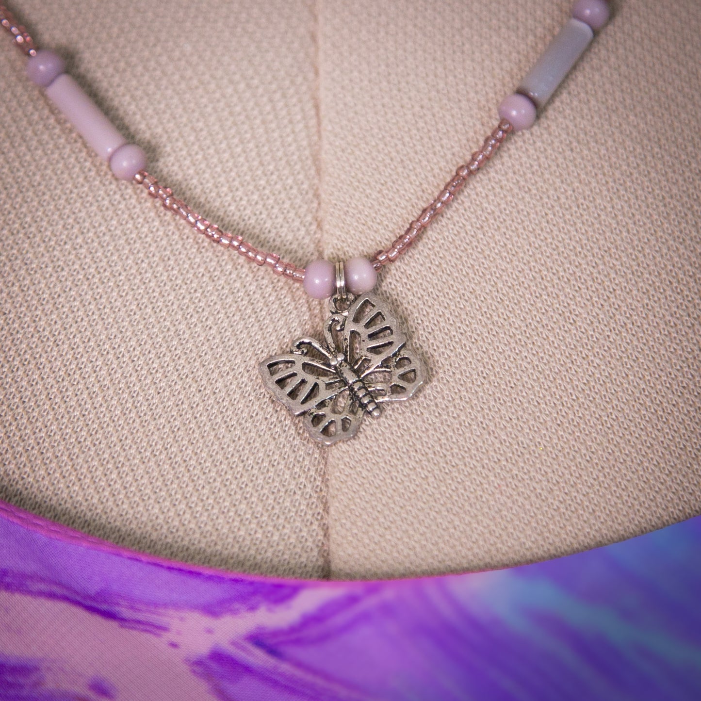 the butterfly necklace