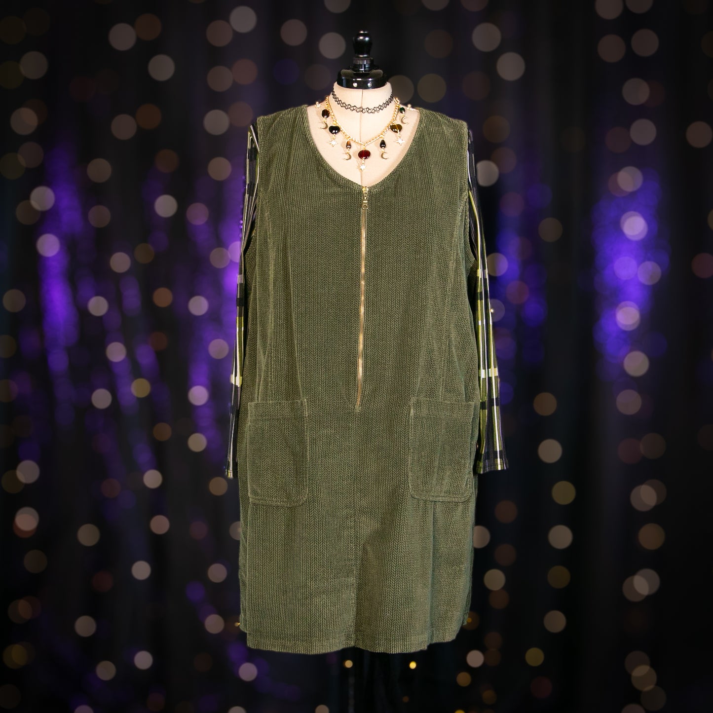 moss agate dress