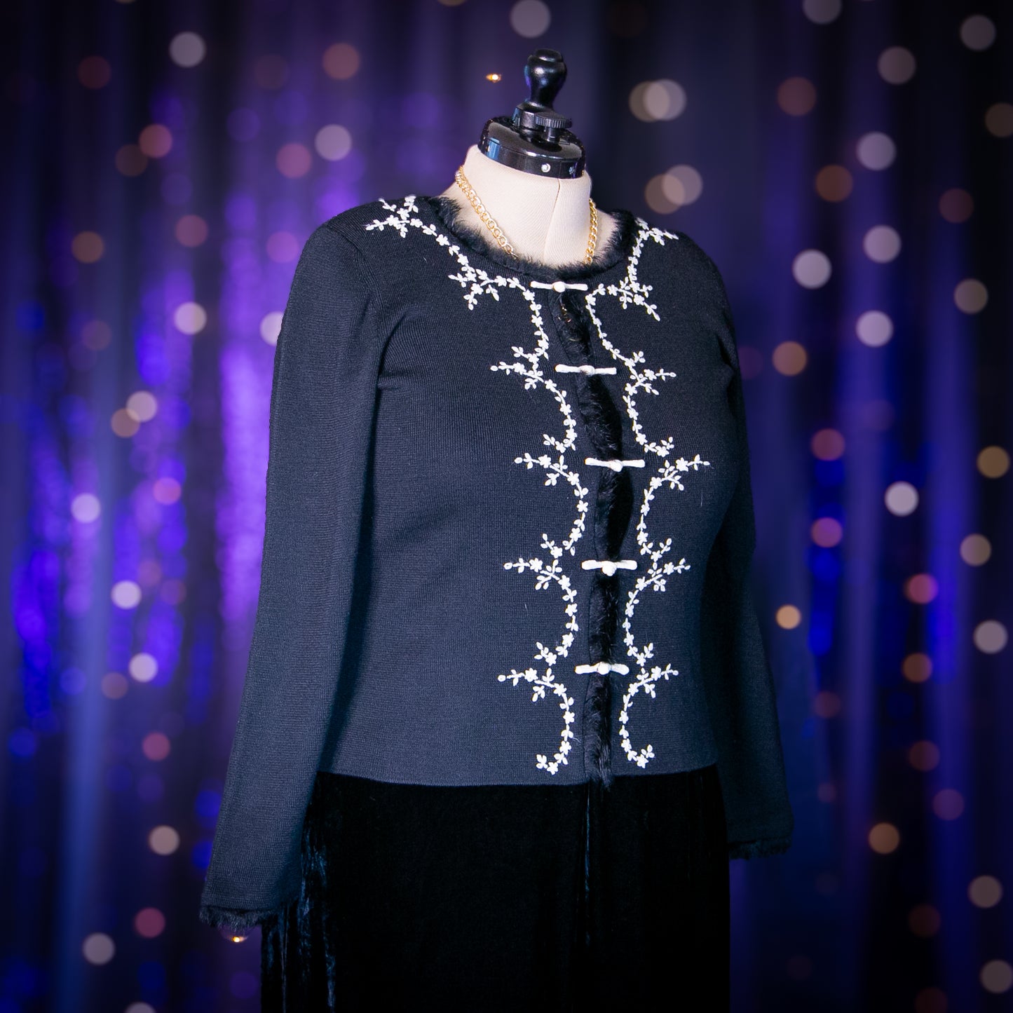 night garden cardigan sweater