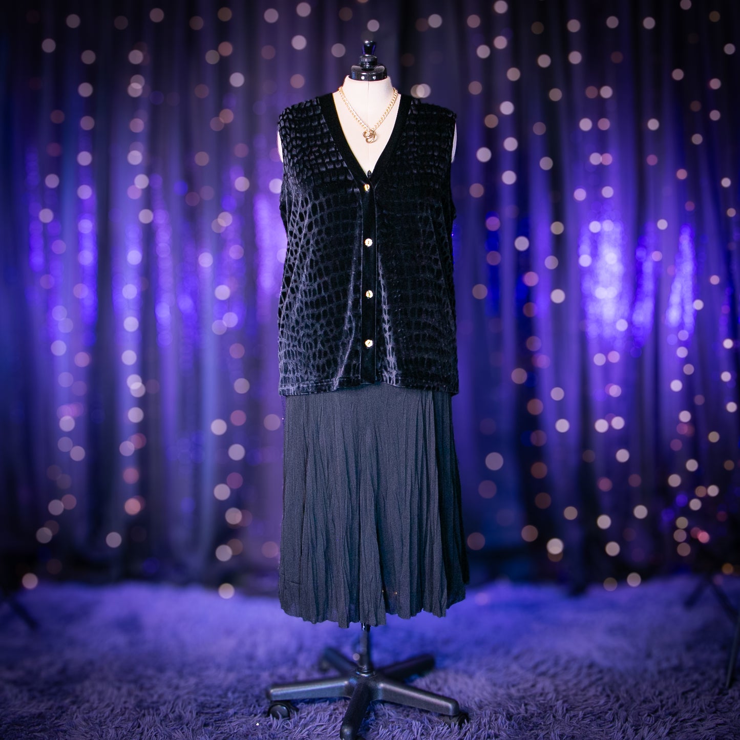 black tourmaline skirt