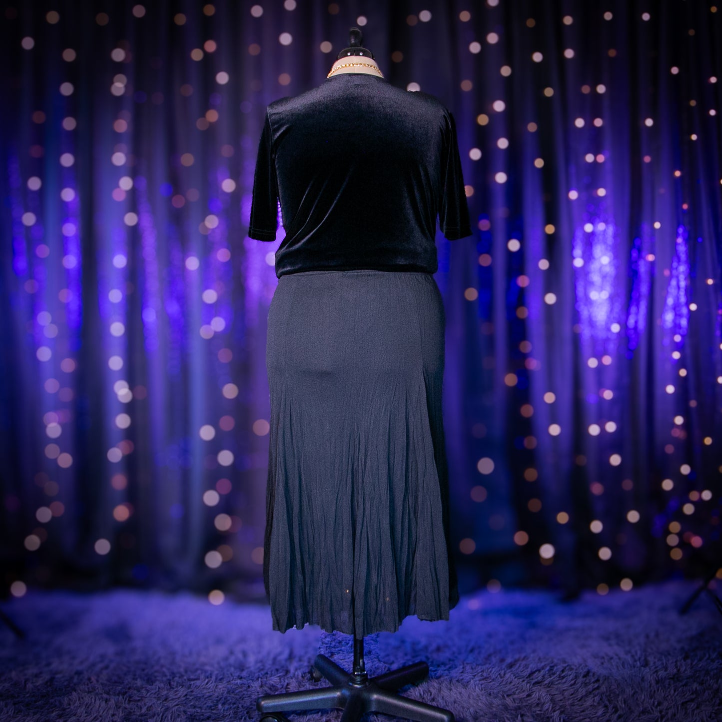 black tourmaline skirt