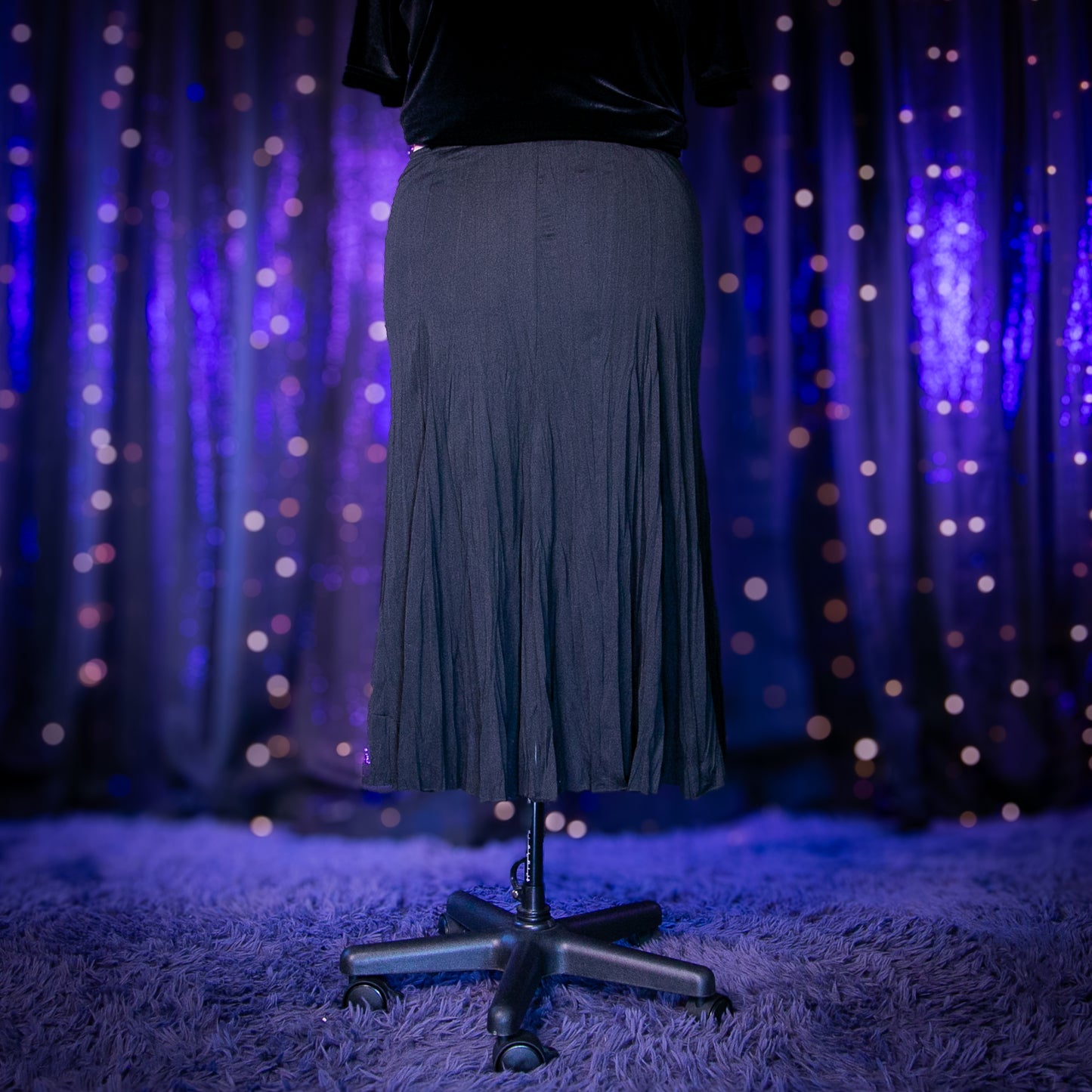black tourmaline skirt