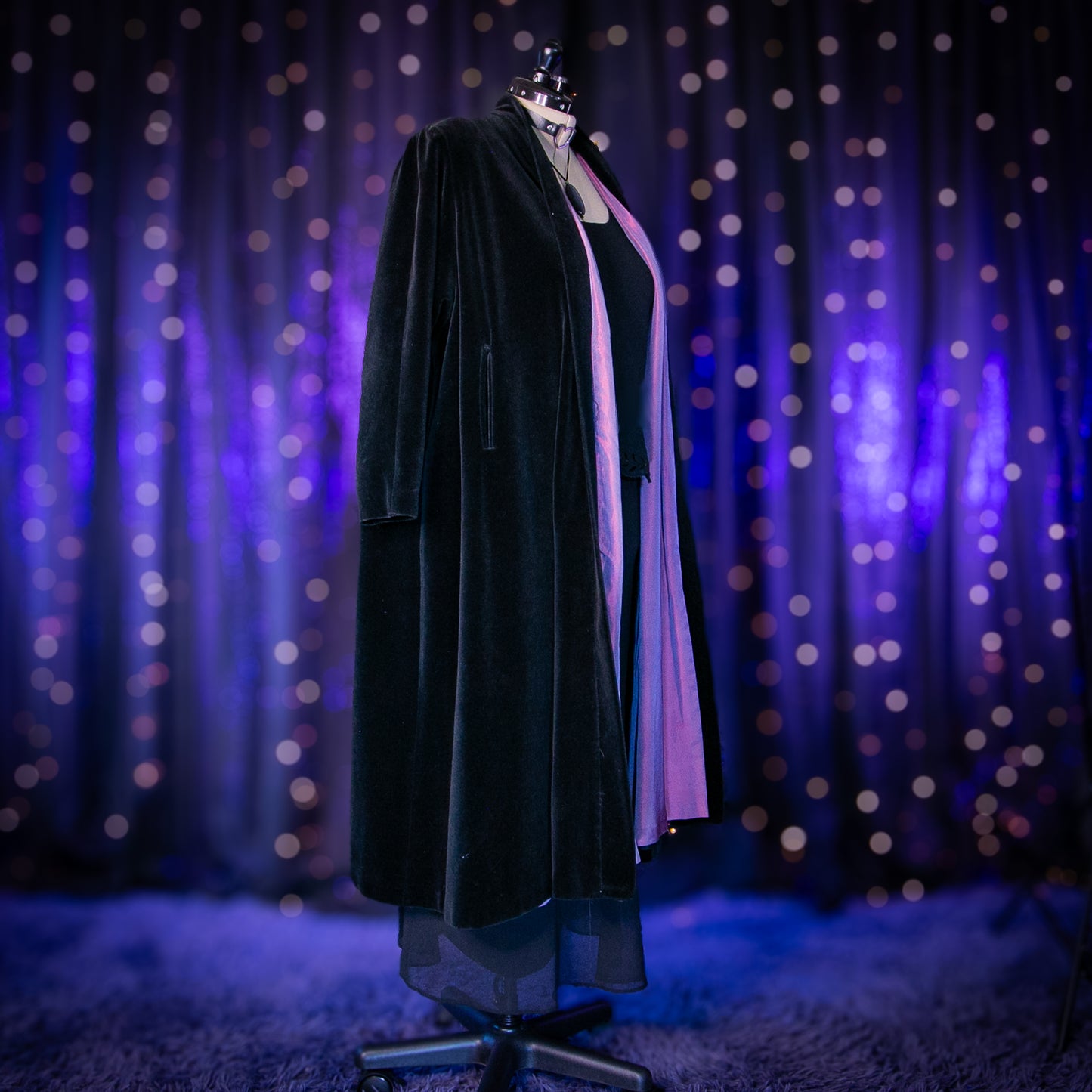 black glass coat