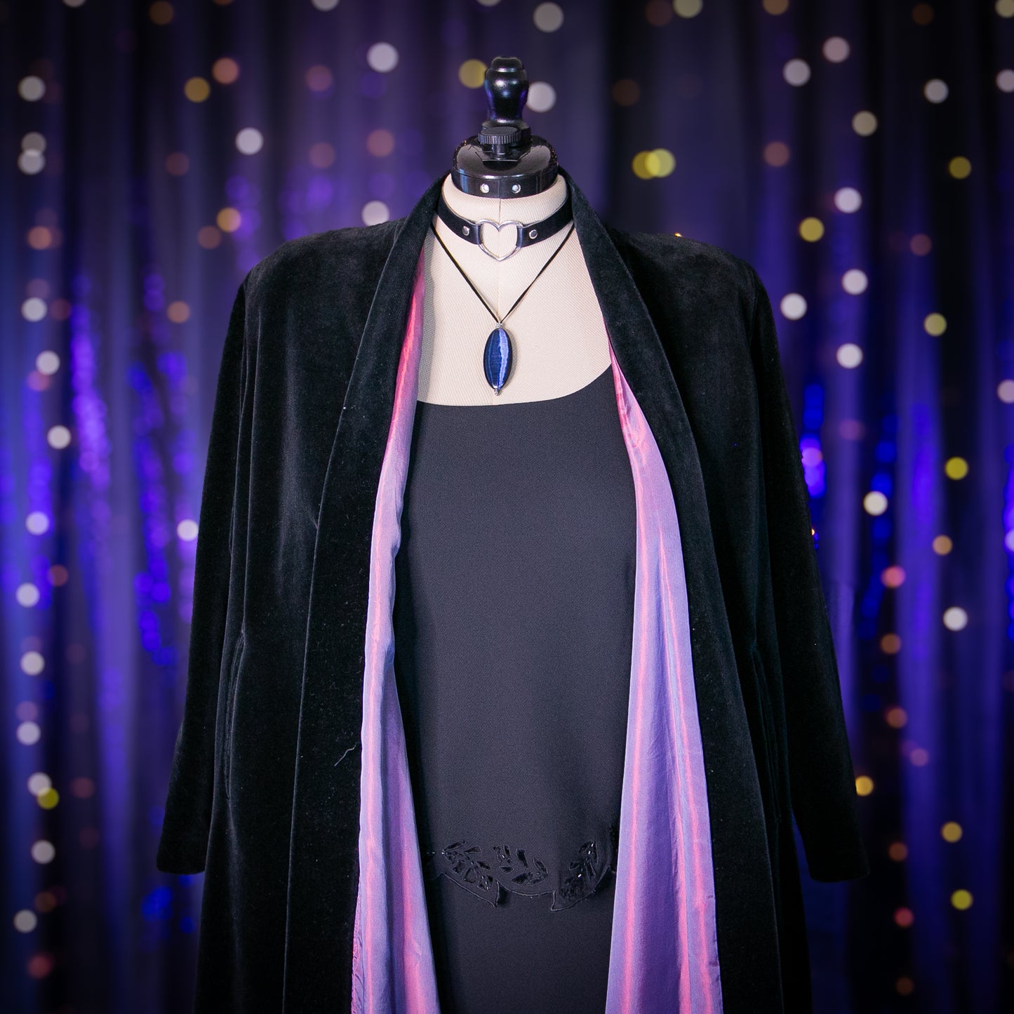 black glass coat