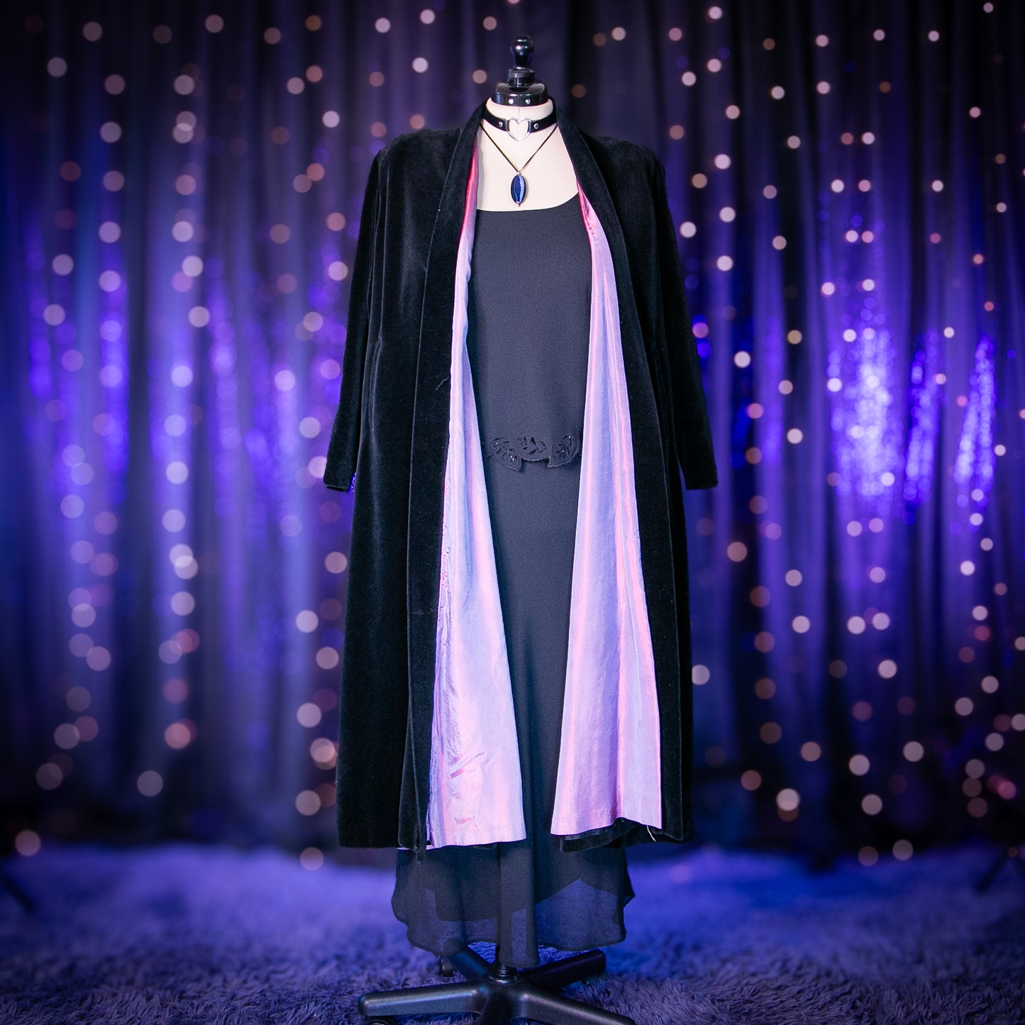 black glass coat