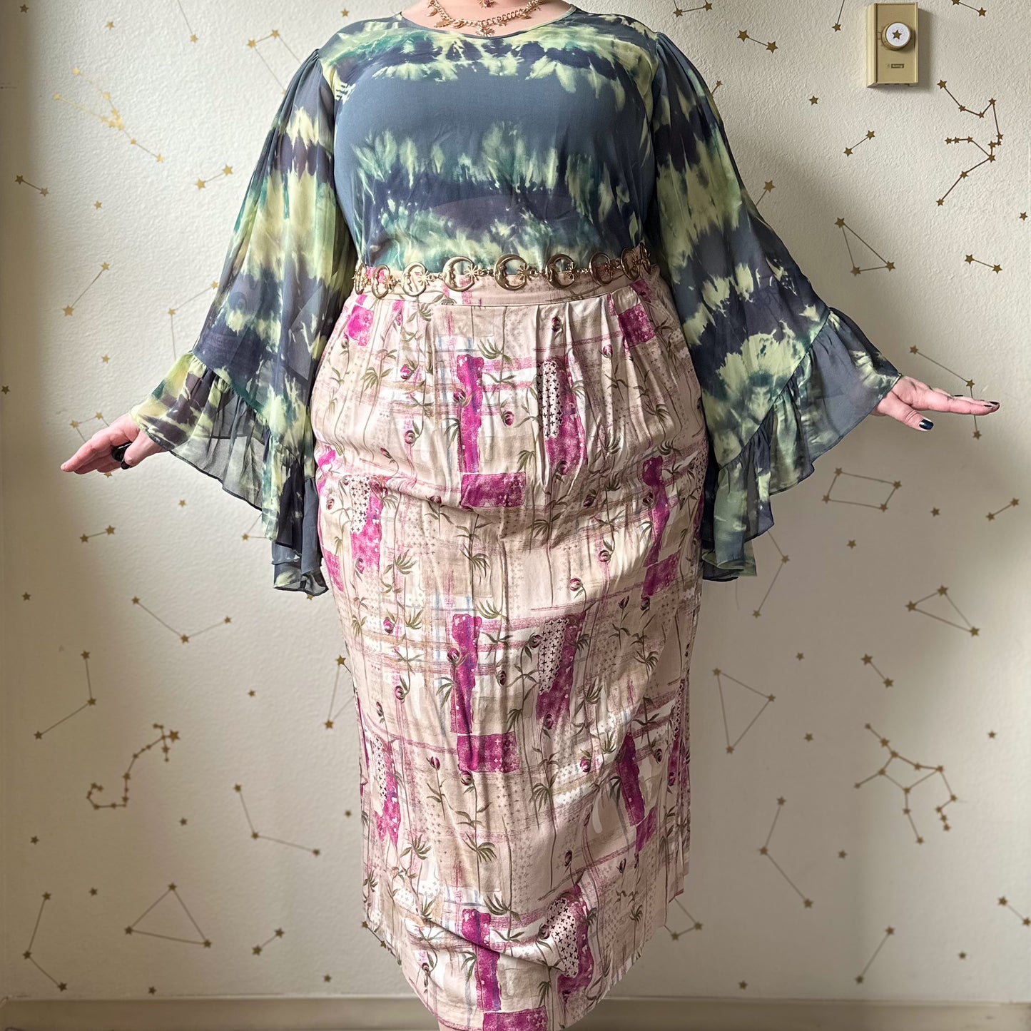 flower buds skirt