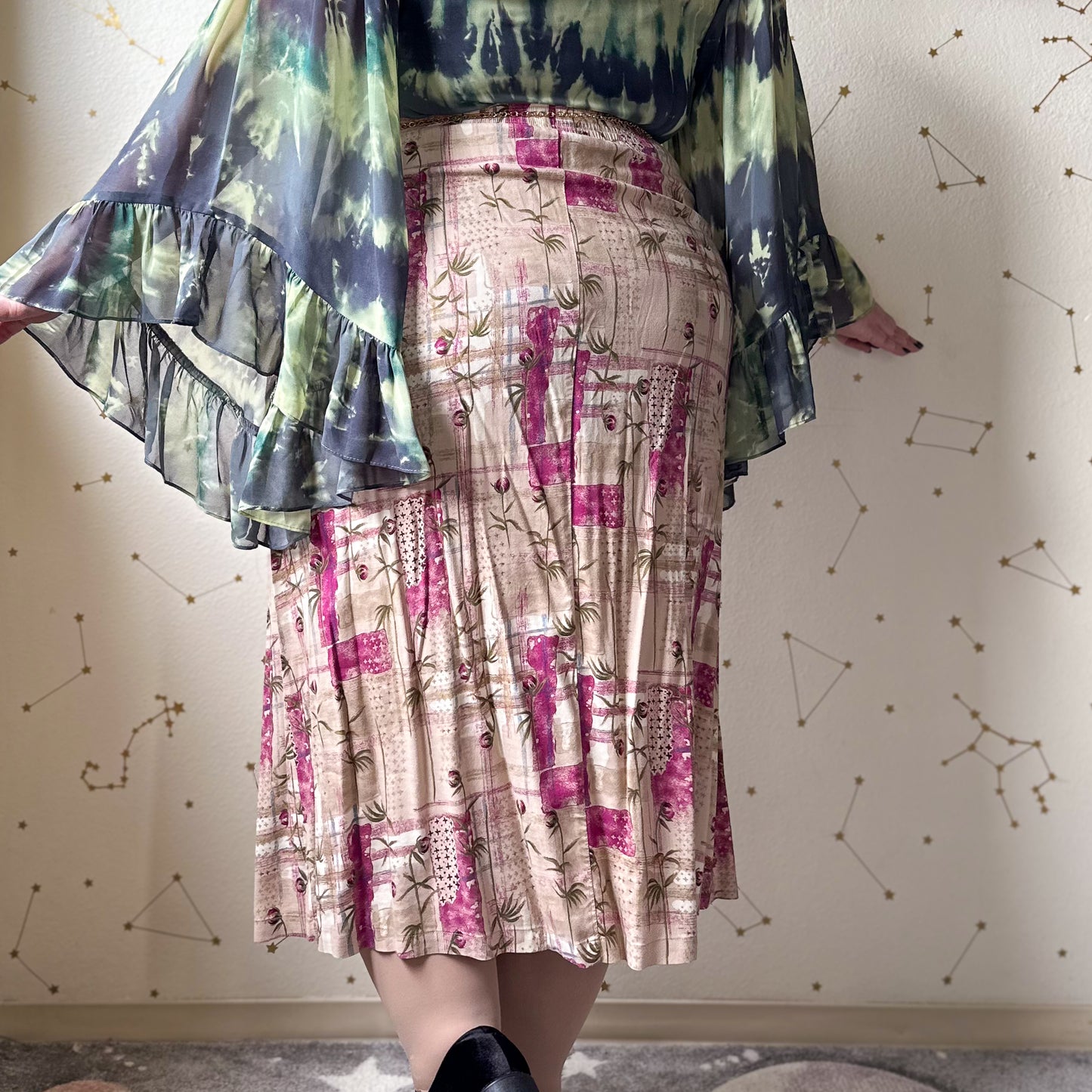 flower buds skirt