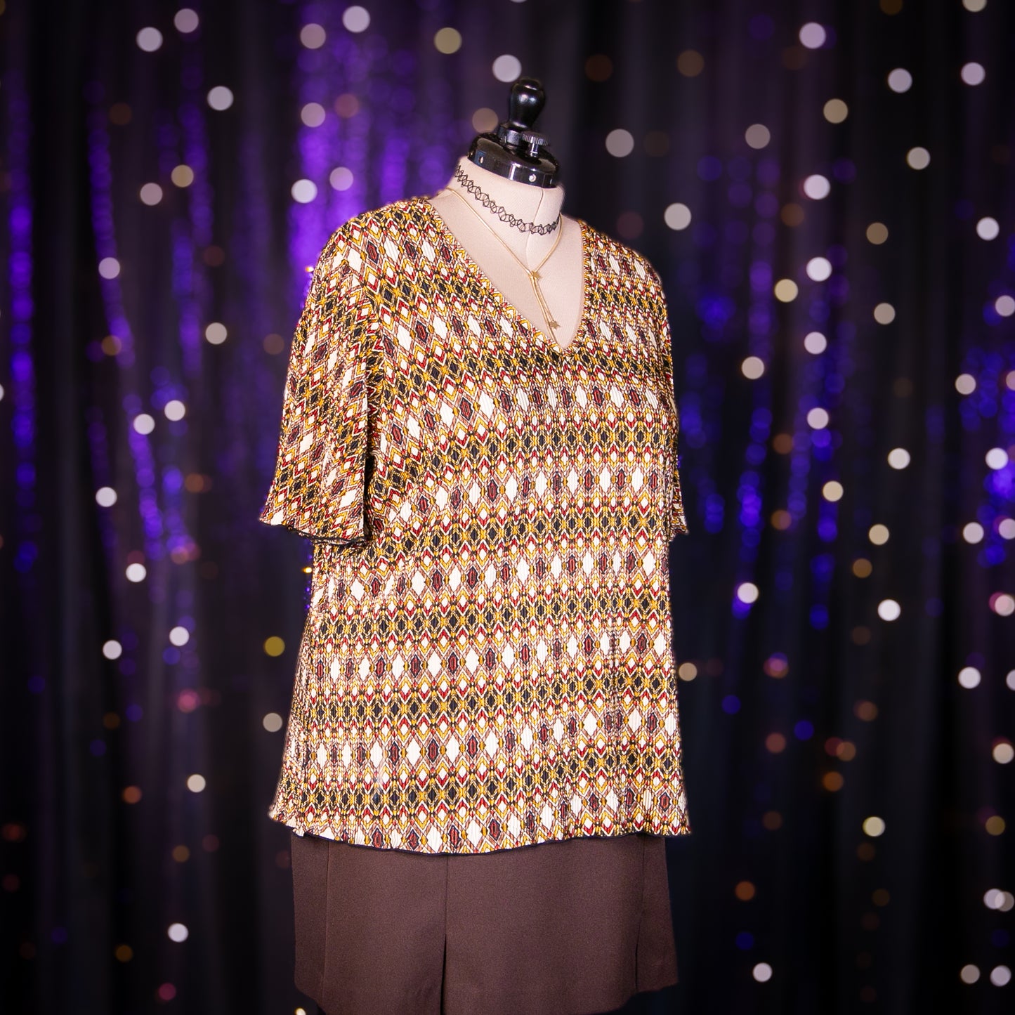 august argyle top