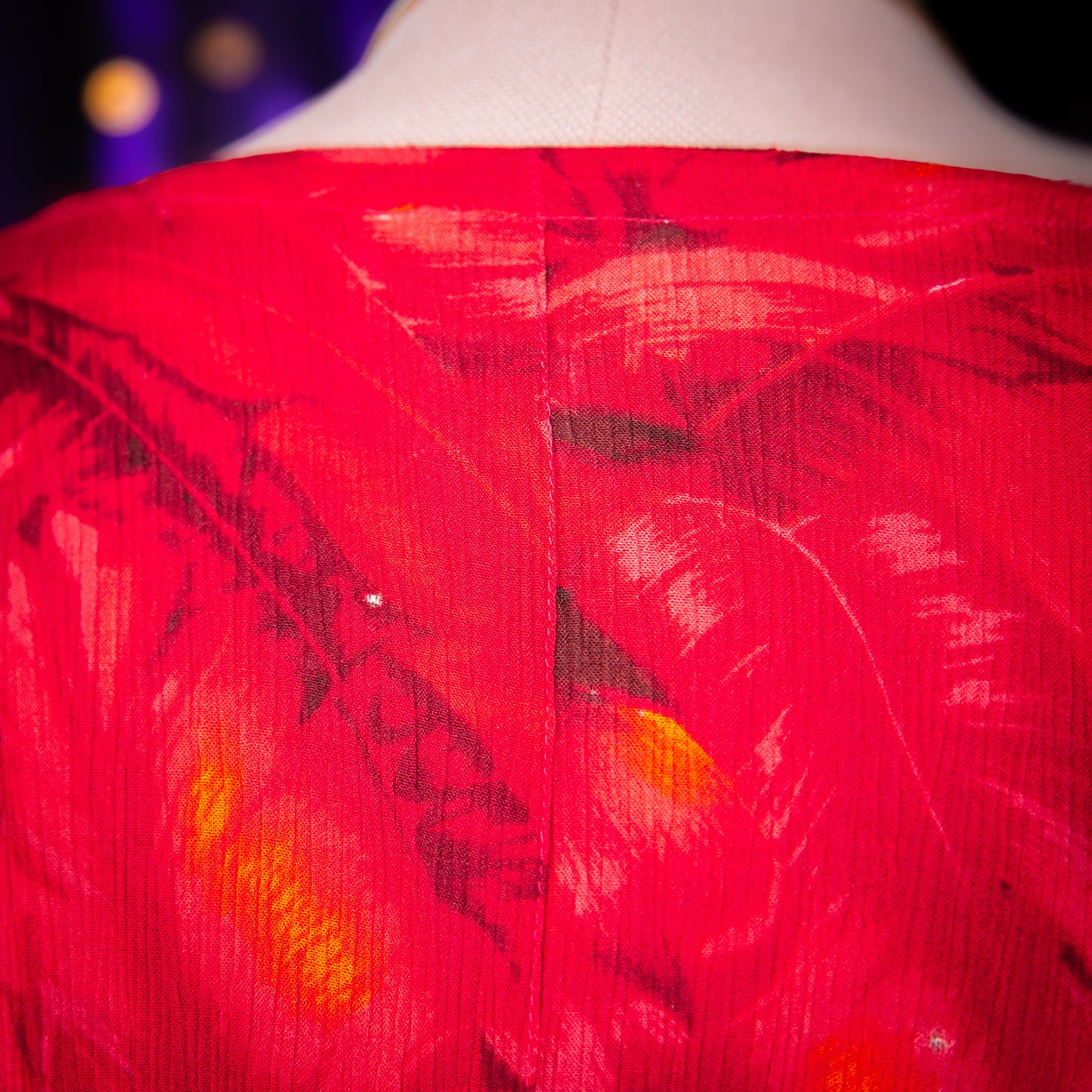 red palms dress