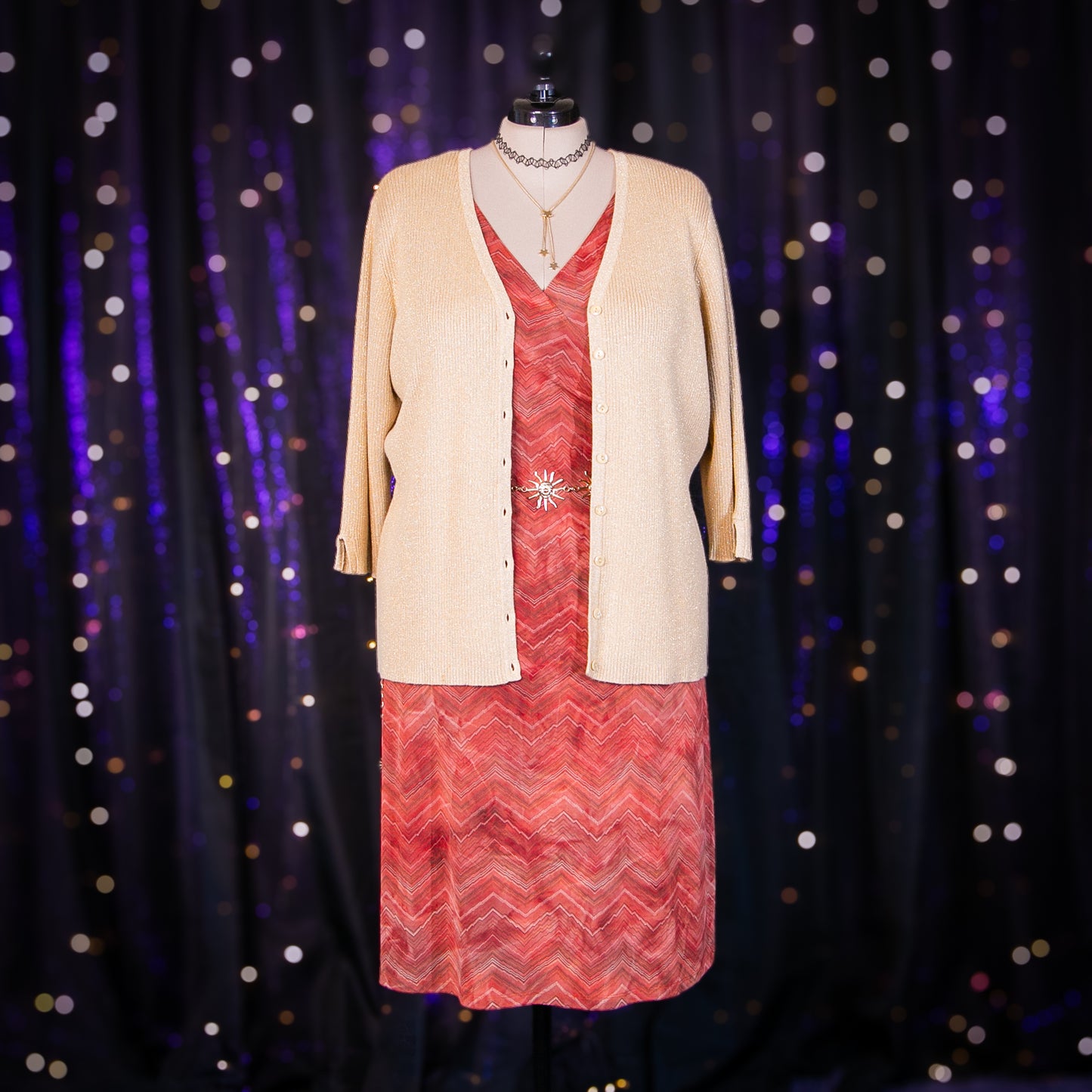 mixed jasper dress