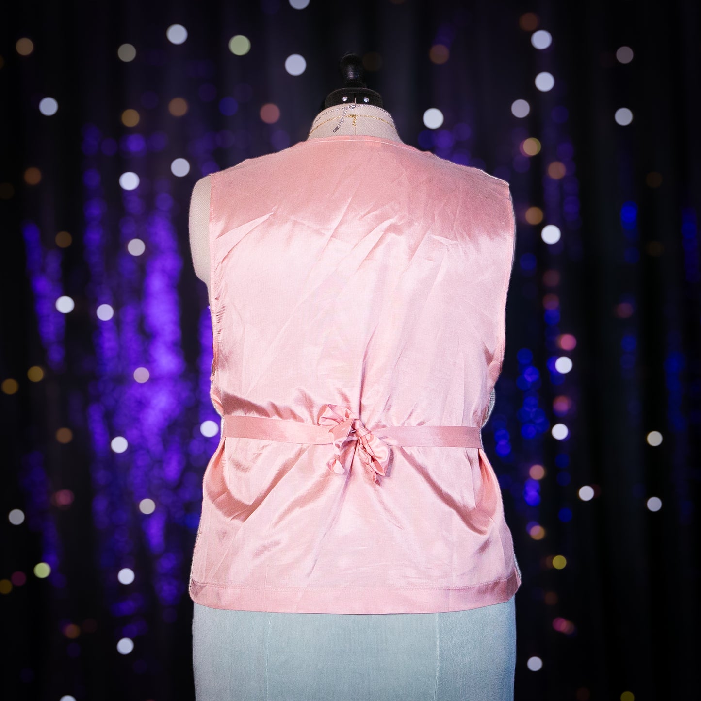 silver rose vest
