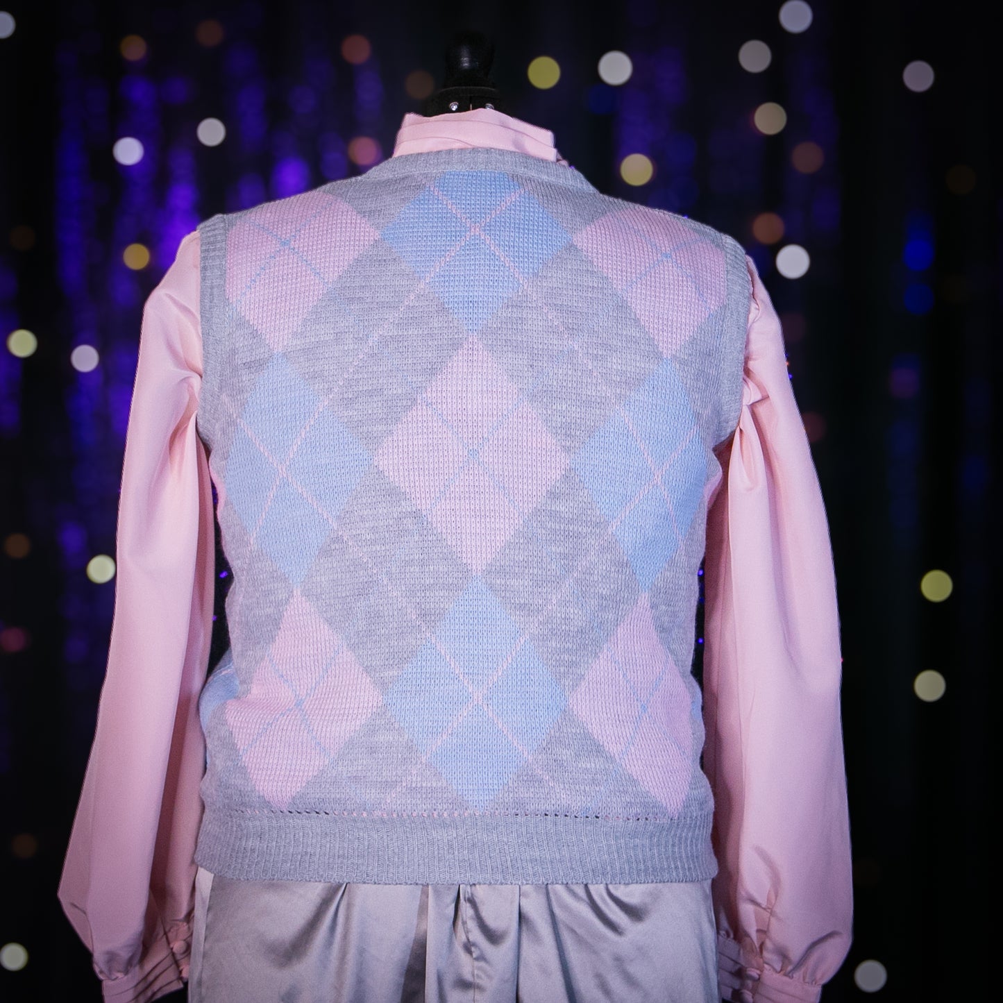 airgyle plaid vest