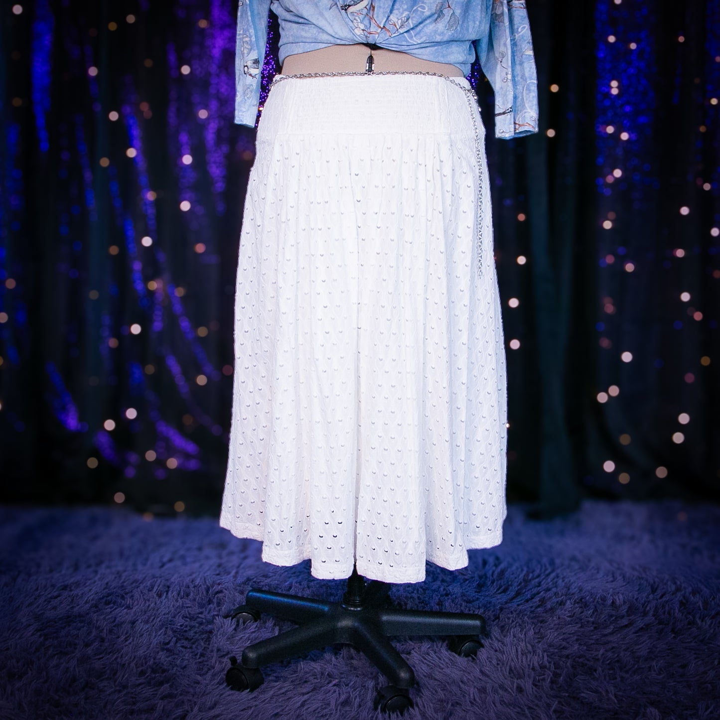 cloudy skies skirt