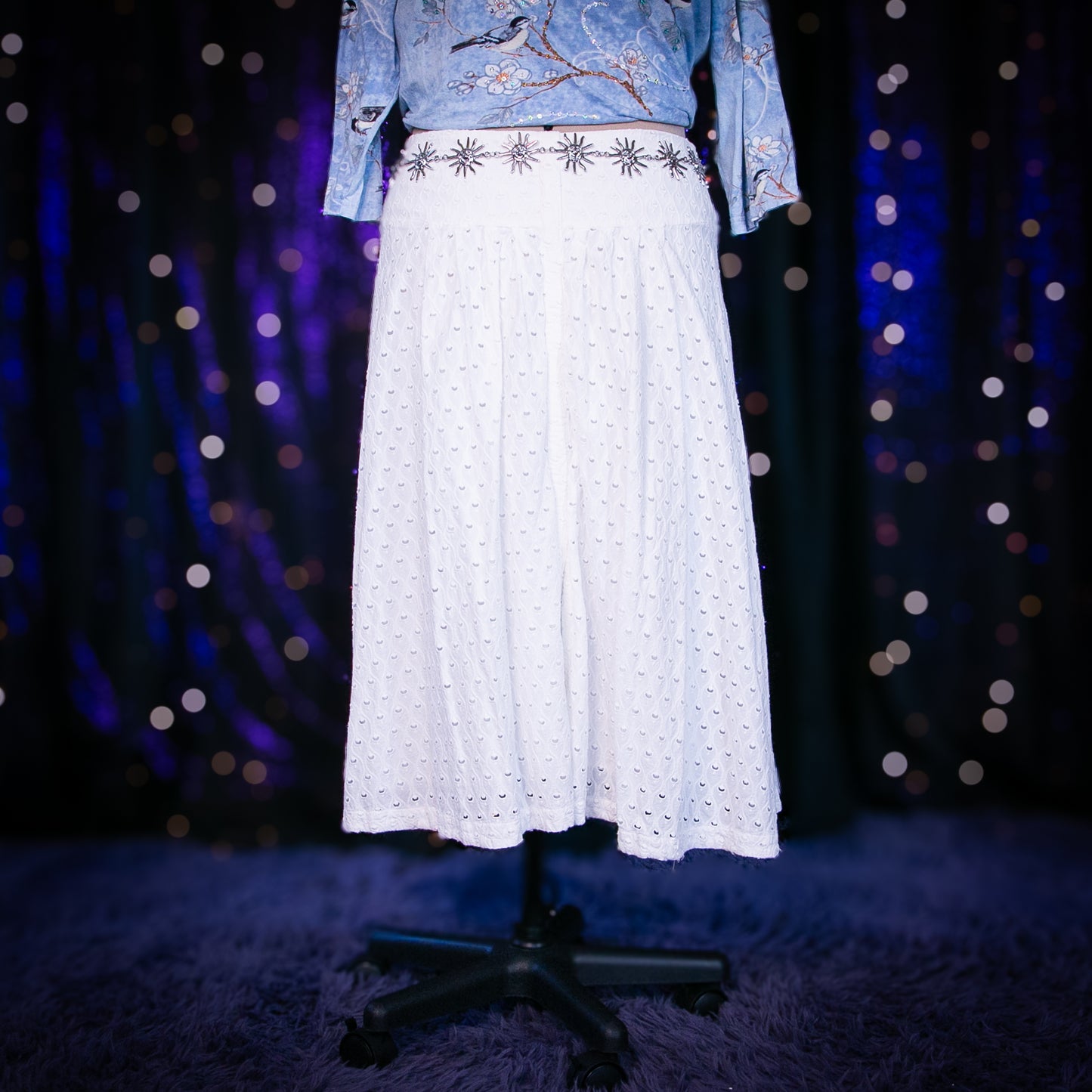 cloudy skies skirt
