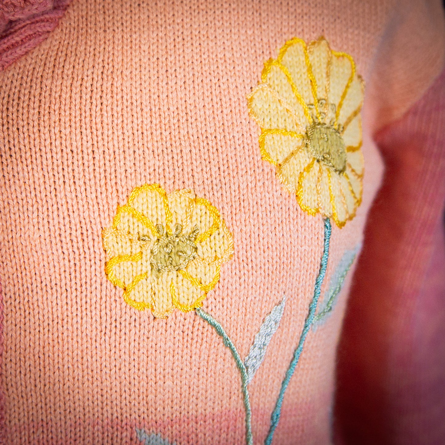 sherbet sunsets cardigan sweater
