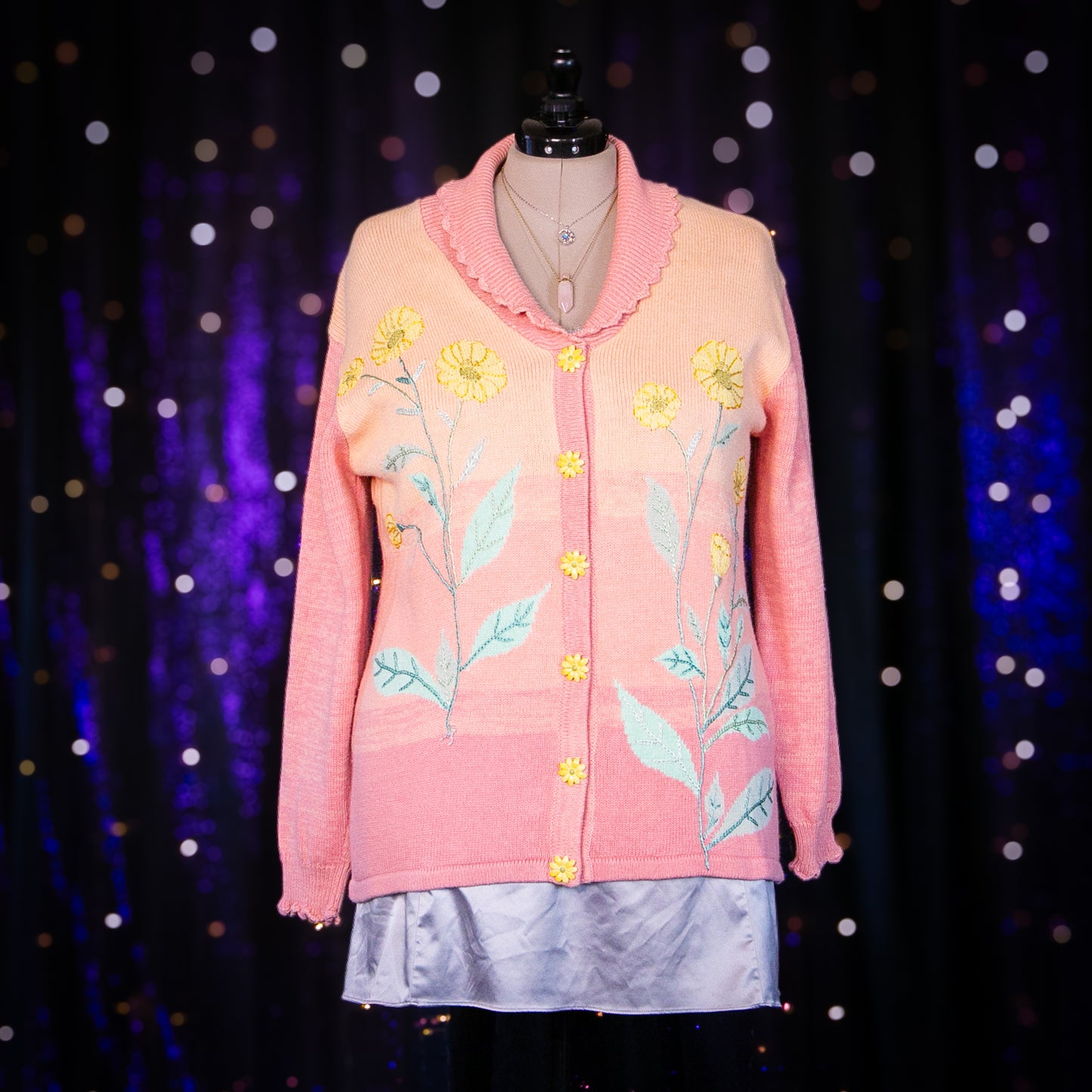 sherbet sunsets cardigan sweater
