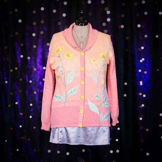 sherbet sunsets cardigan sweater