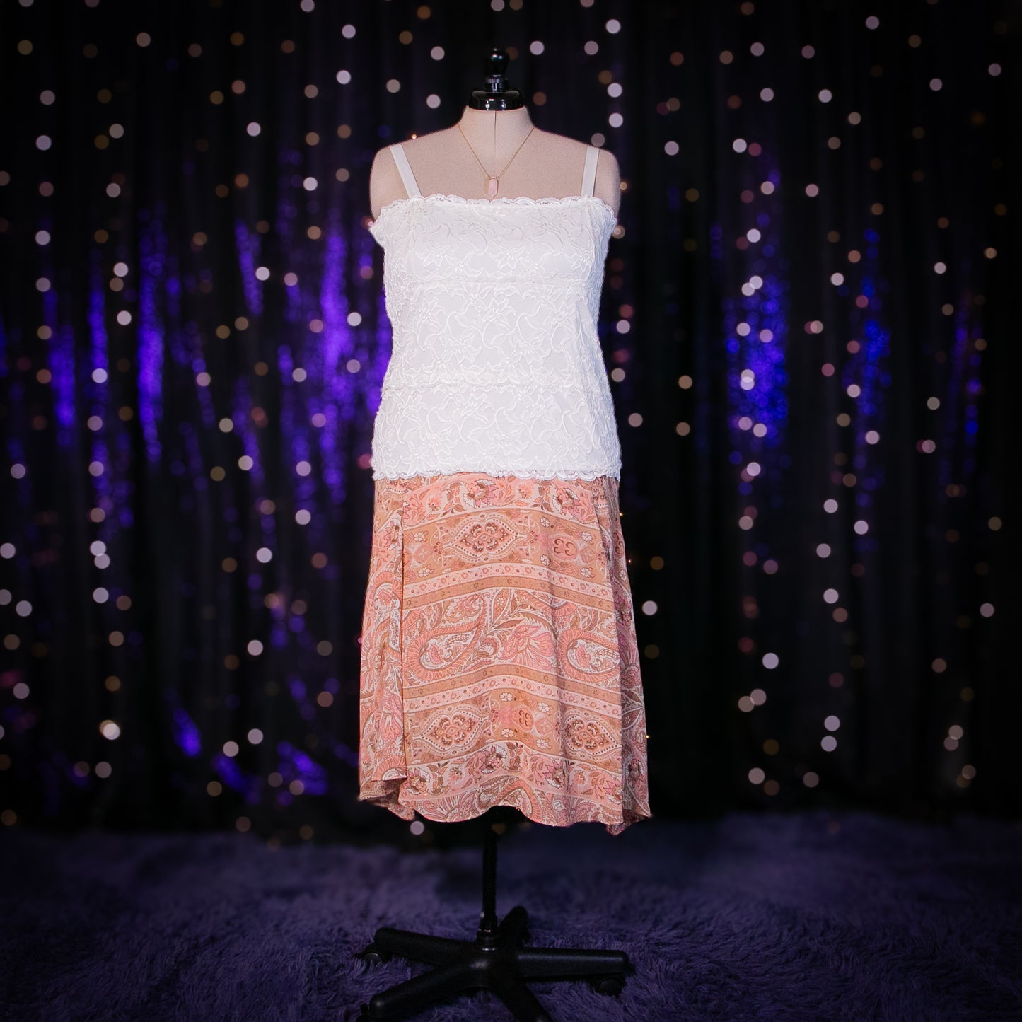 white rose top