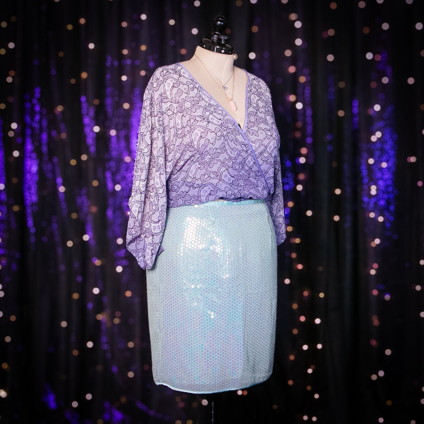 aquamarine skirt