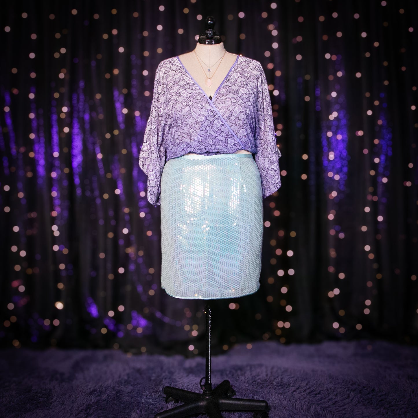 aquamarine skirt