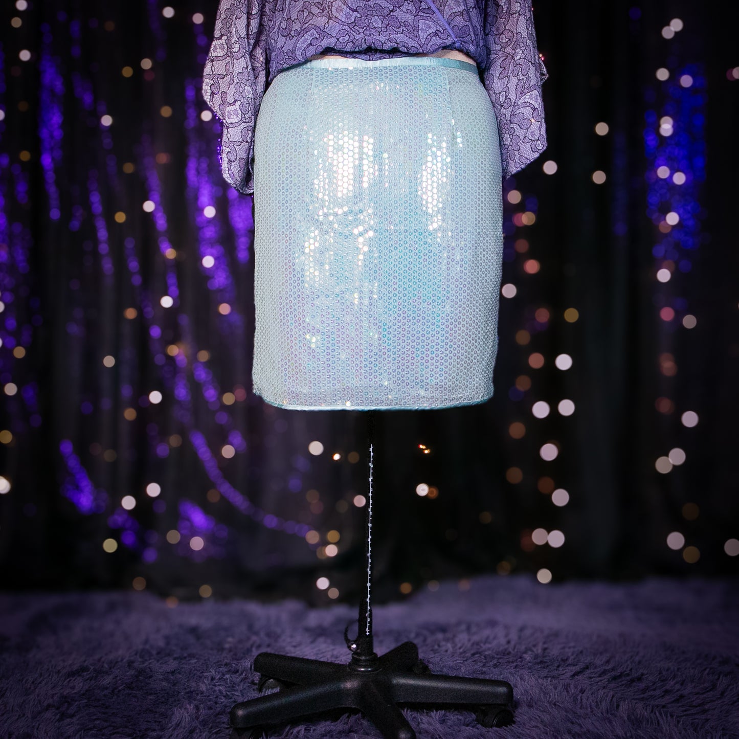 aquamarine skirt