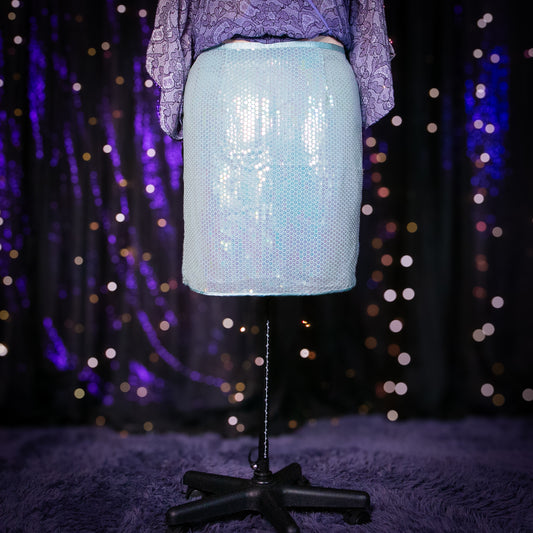 aquamarine skirt