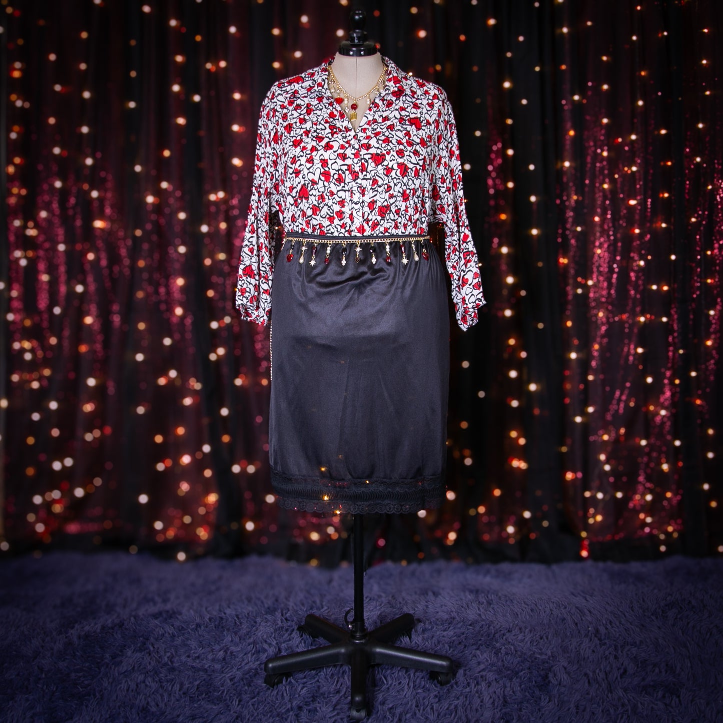black jet skirt