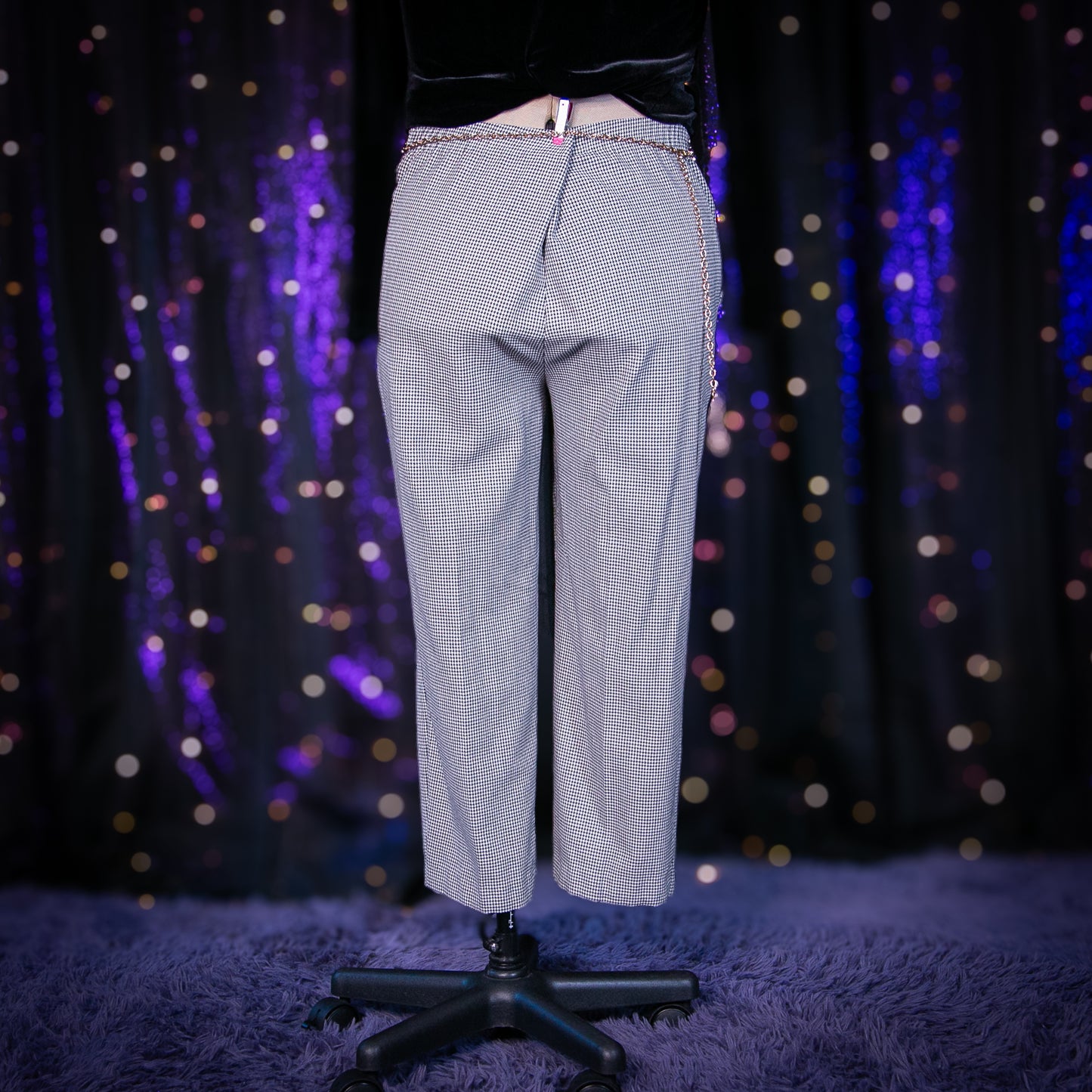 plaid professor pants