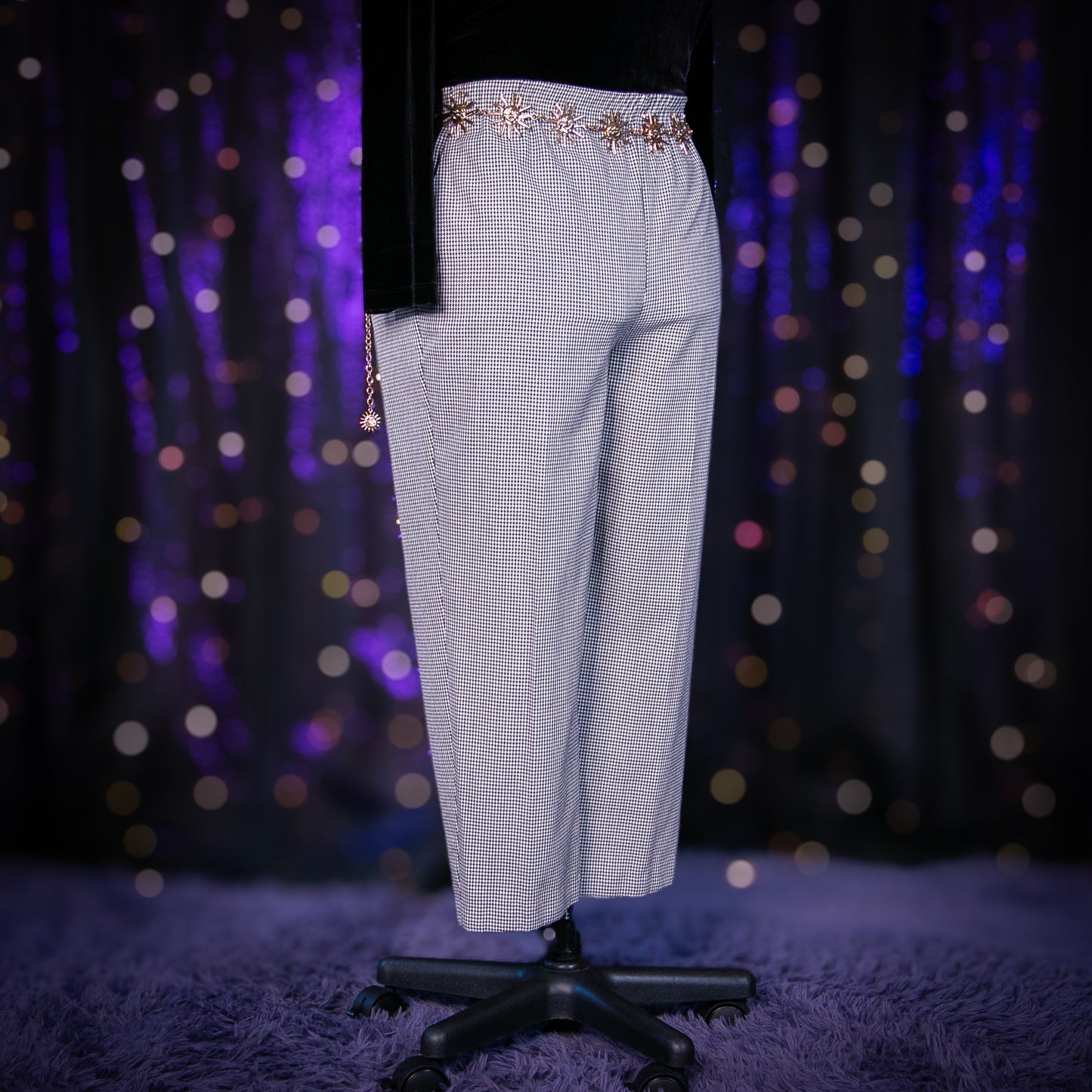 plaid professor pants