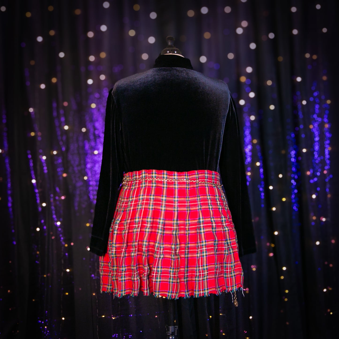 plaid apple skirt