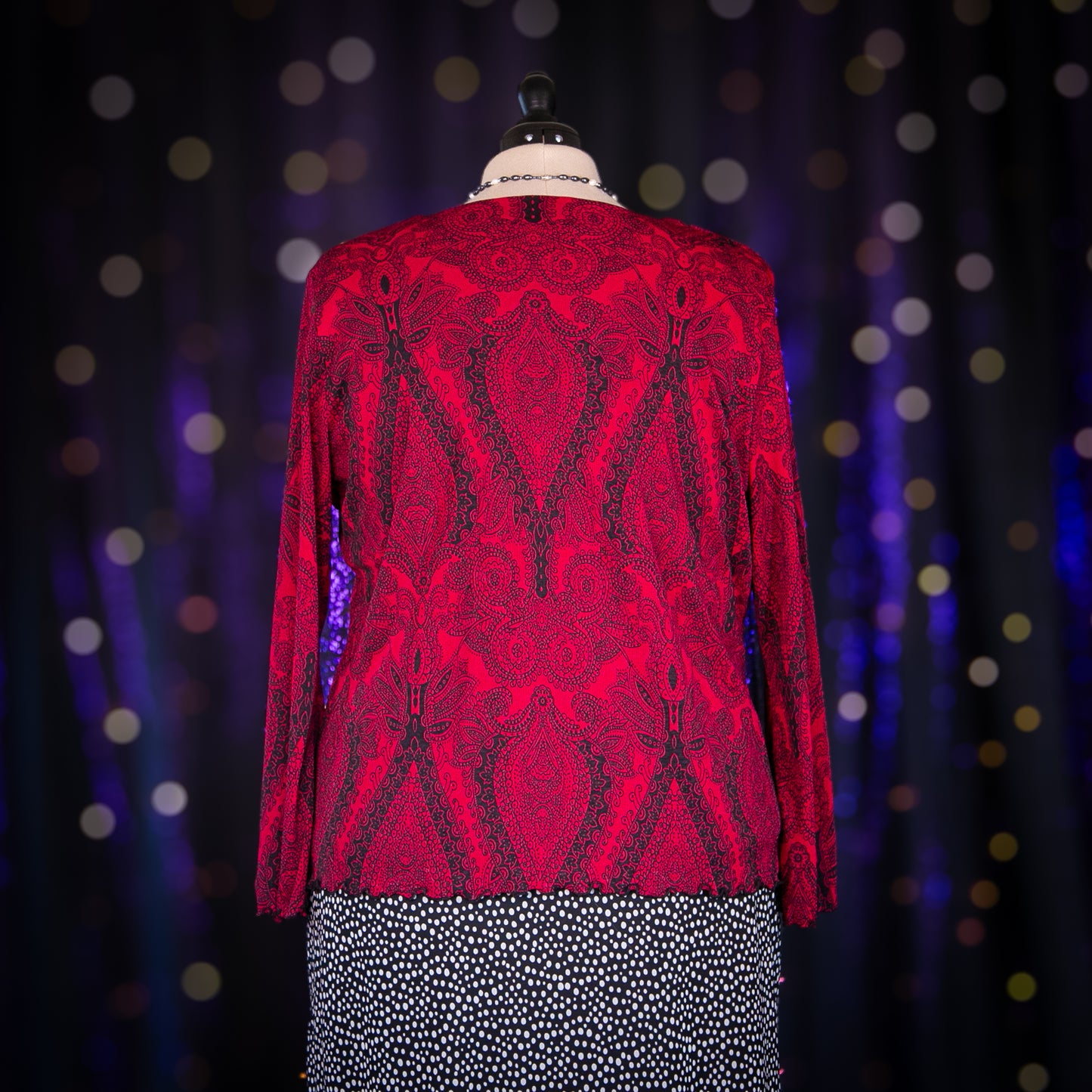 garnet paisley top