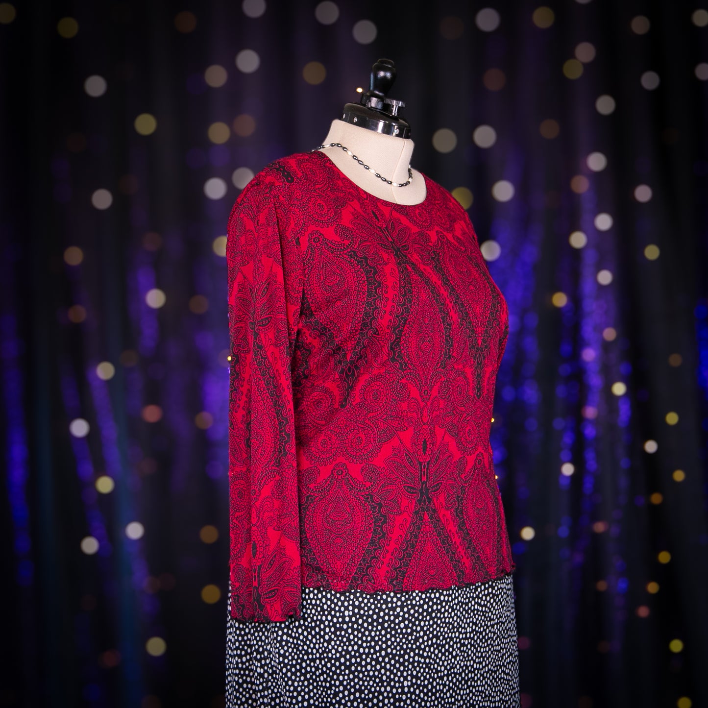 garnet paisley top