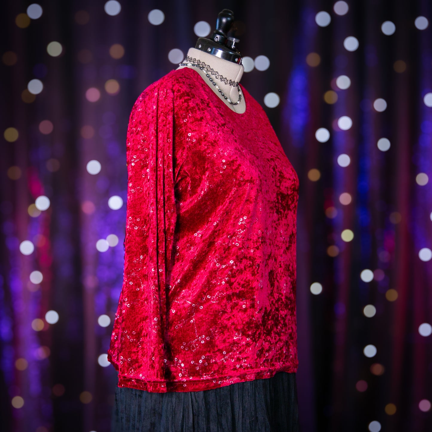 scarlet seance top